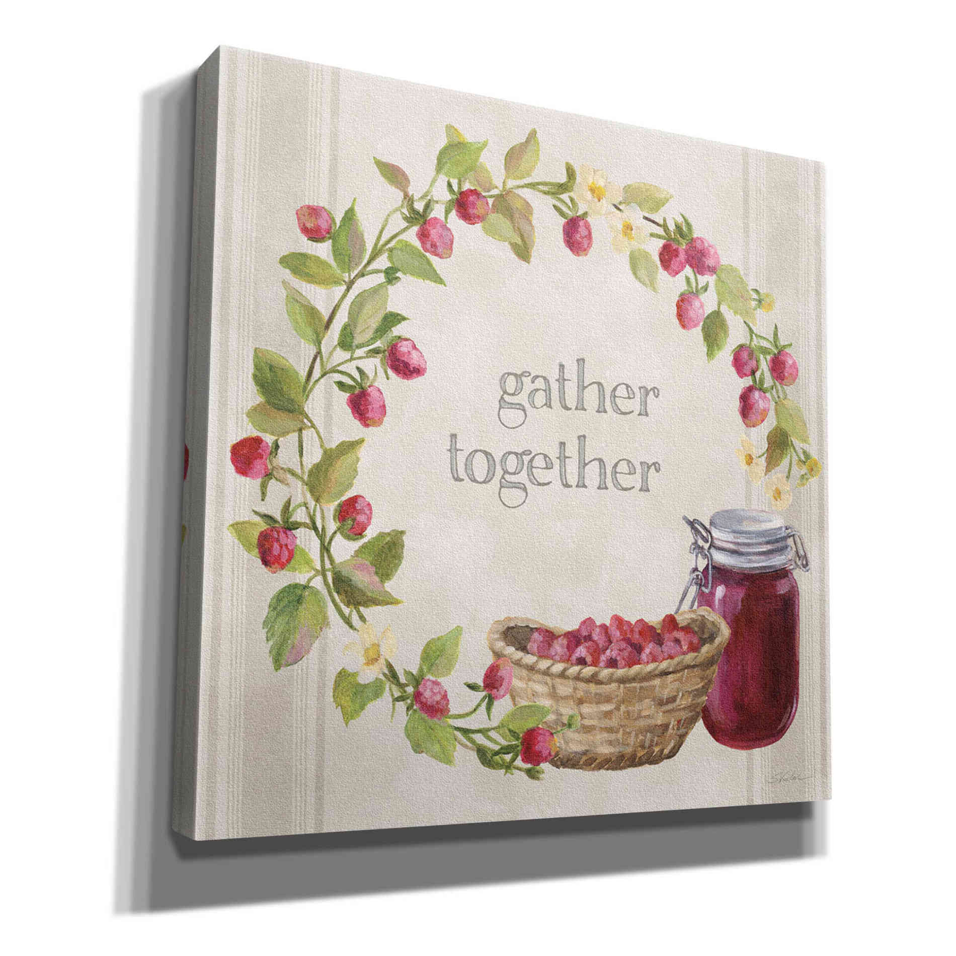 'Homemade Happiness VIII' by Silvia Vassileva, Canvas Wall Art,12x12x1.1x0,18x18x1.1x0,26x26x1.74x0,37x37x1.74x0