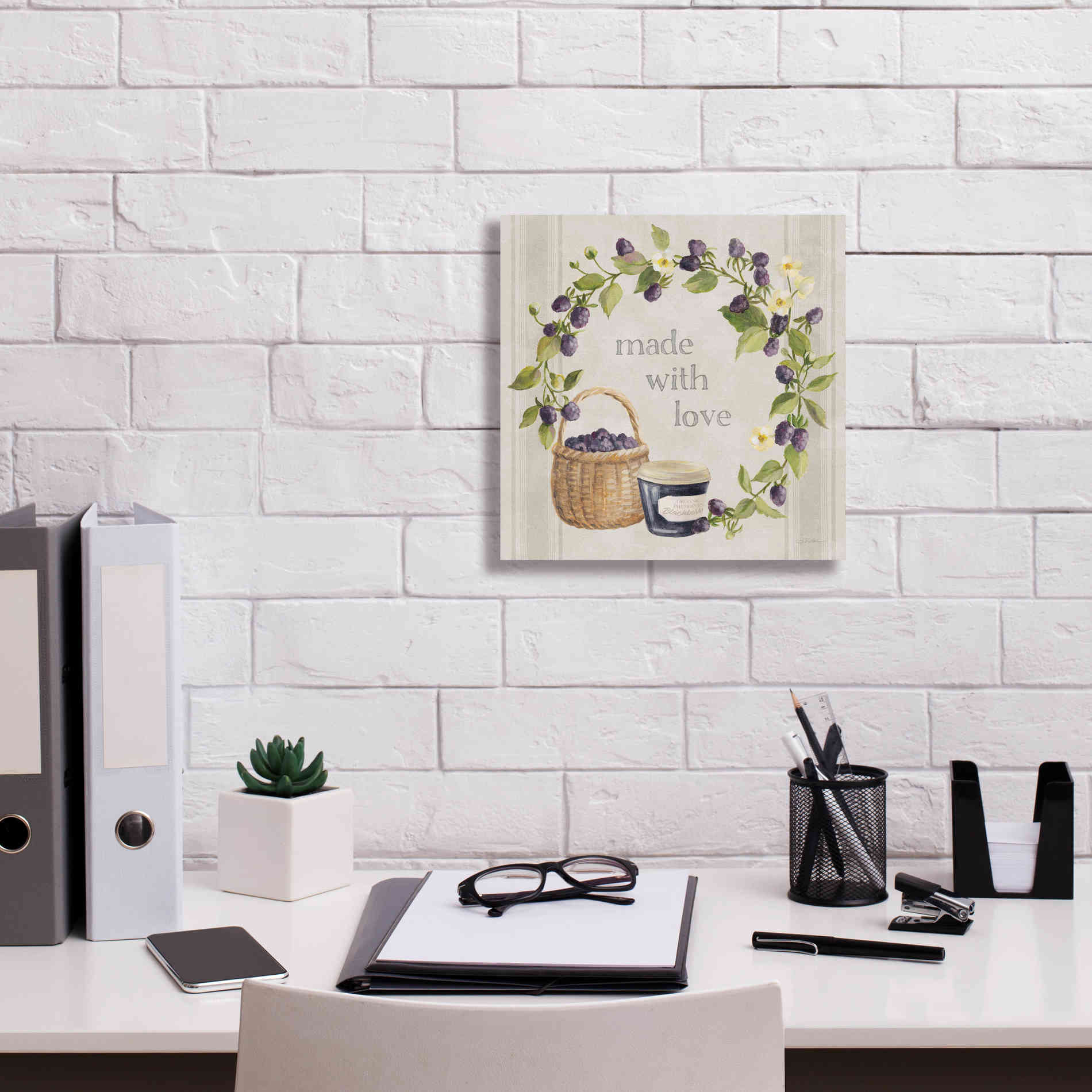 'Homemade Happiness IX' by Silvia Vassileva, Canvas Wall Art,12 x 12