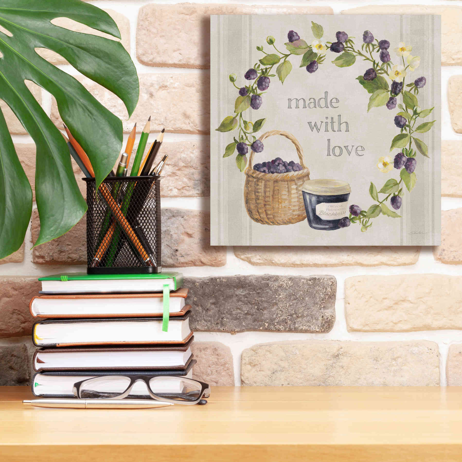 'Homemade Happiness IX' by Silvia Vassileva, Canvas Wall Art,12 x 12