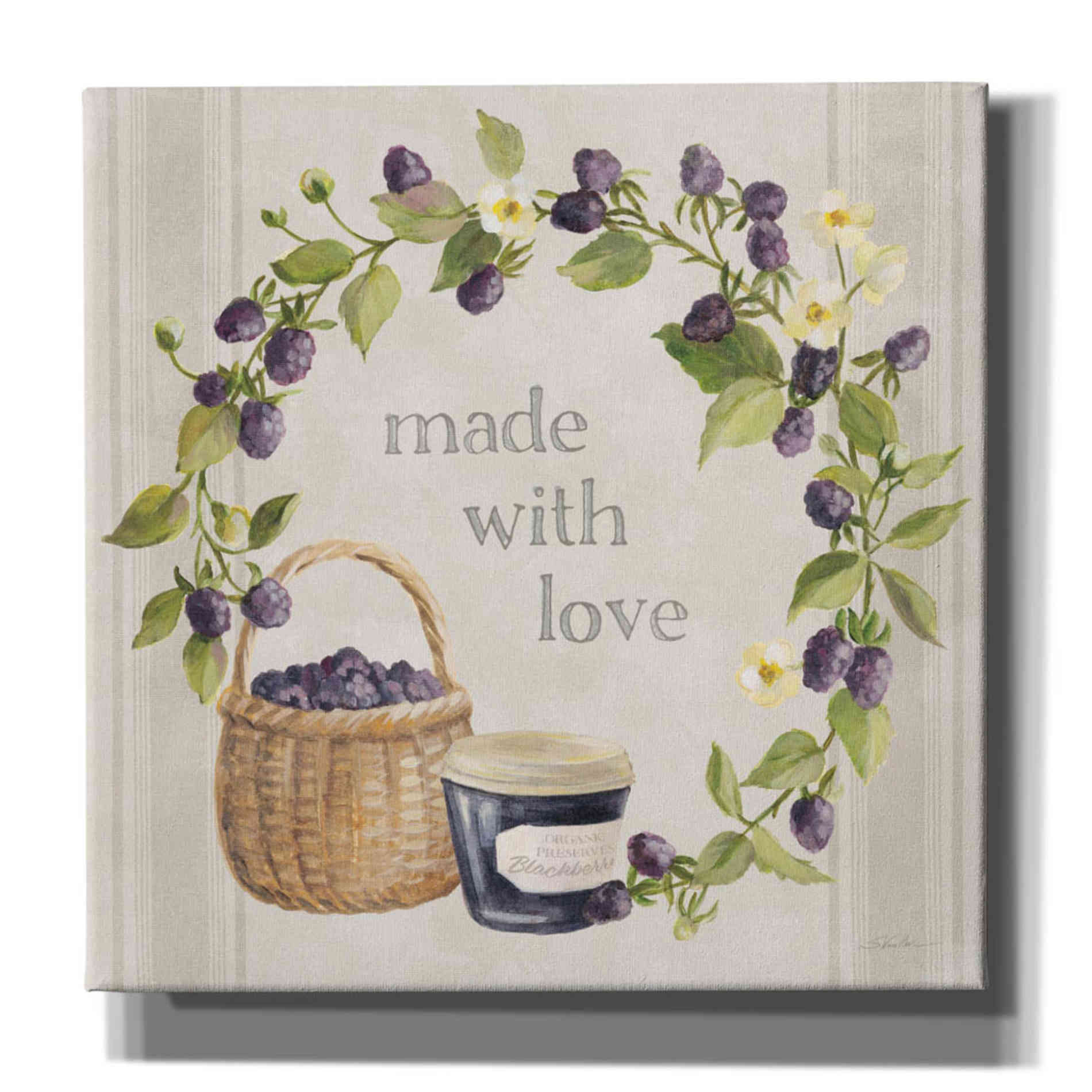 'Homemade Happiness IX' by Silvia Vassileva, Canvas Wall Art,12x12x1.1x0,18x18x1.1x0,26x26x1.74x0,37x37x1.74x0