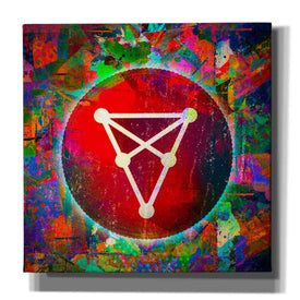 'CHZ Chiliz Crypto,' Canvas Wall Art,12x12x1.1x0,18x18x1.1x0,26x26x1.74x0,37x37x1.74x0