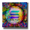'SOL Solana Crypto,' Canvas Wall Art,12x12x1.1x0,18x18x1.1x0,26x26x1.74x0,37x37x1.74x0