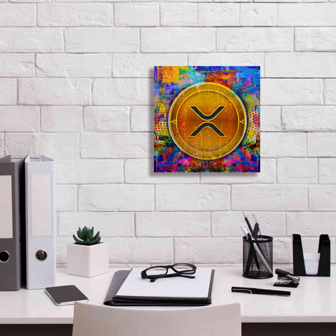 Image of 'XRP Crypto,' Canvas Wall Art,12 x 12