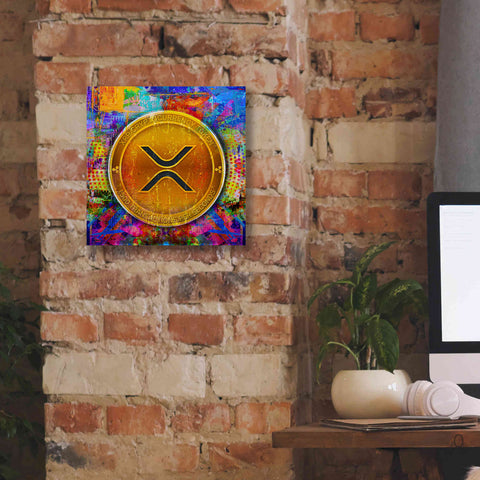 Image of 'XRP Crypto,' Canvas Wall Art,12 x 12