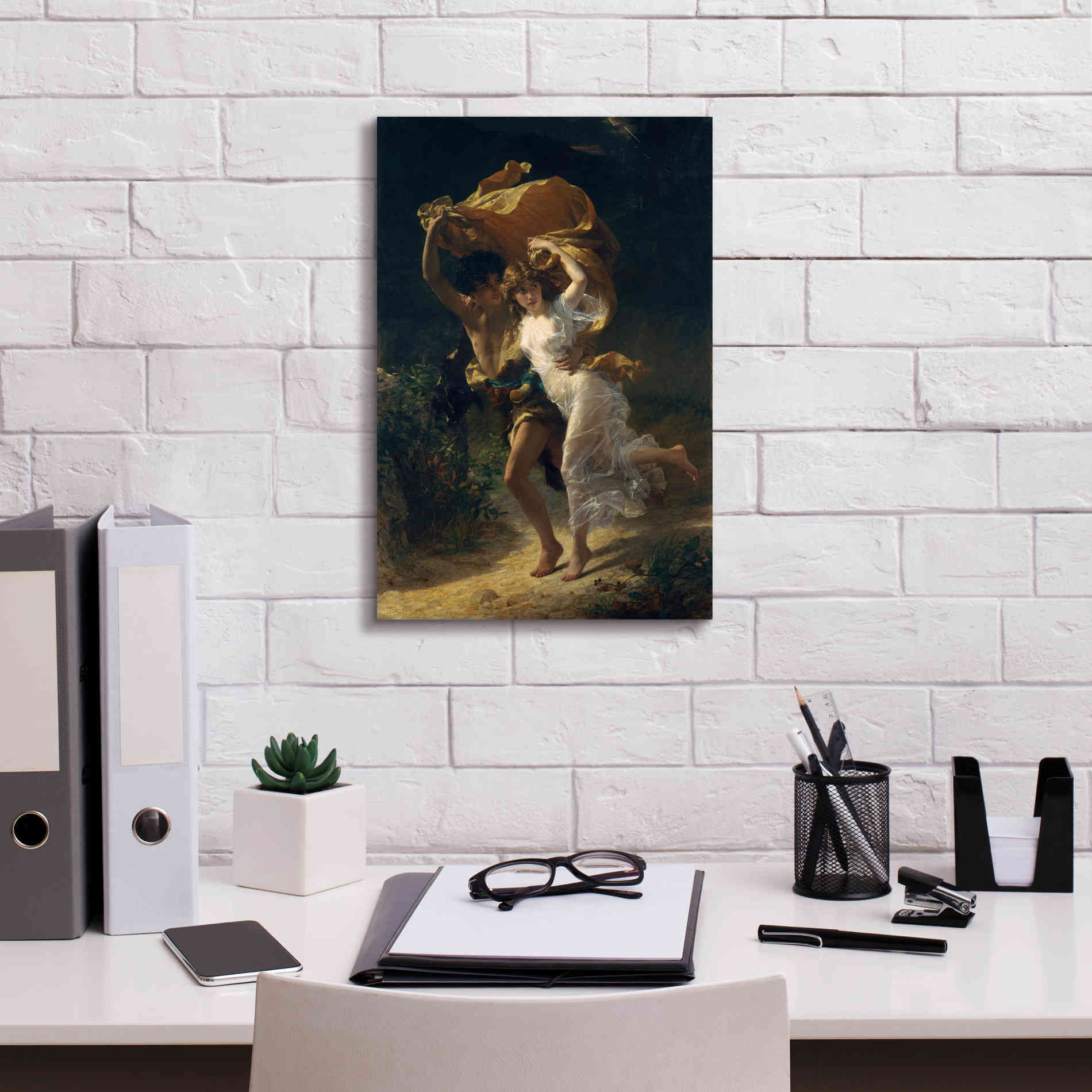 Epic Art 'The Storm' by Pierre Auguste Cot, Canvas Wall Art,12 x 18