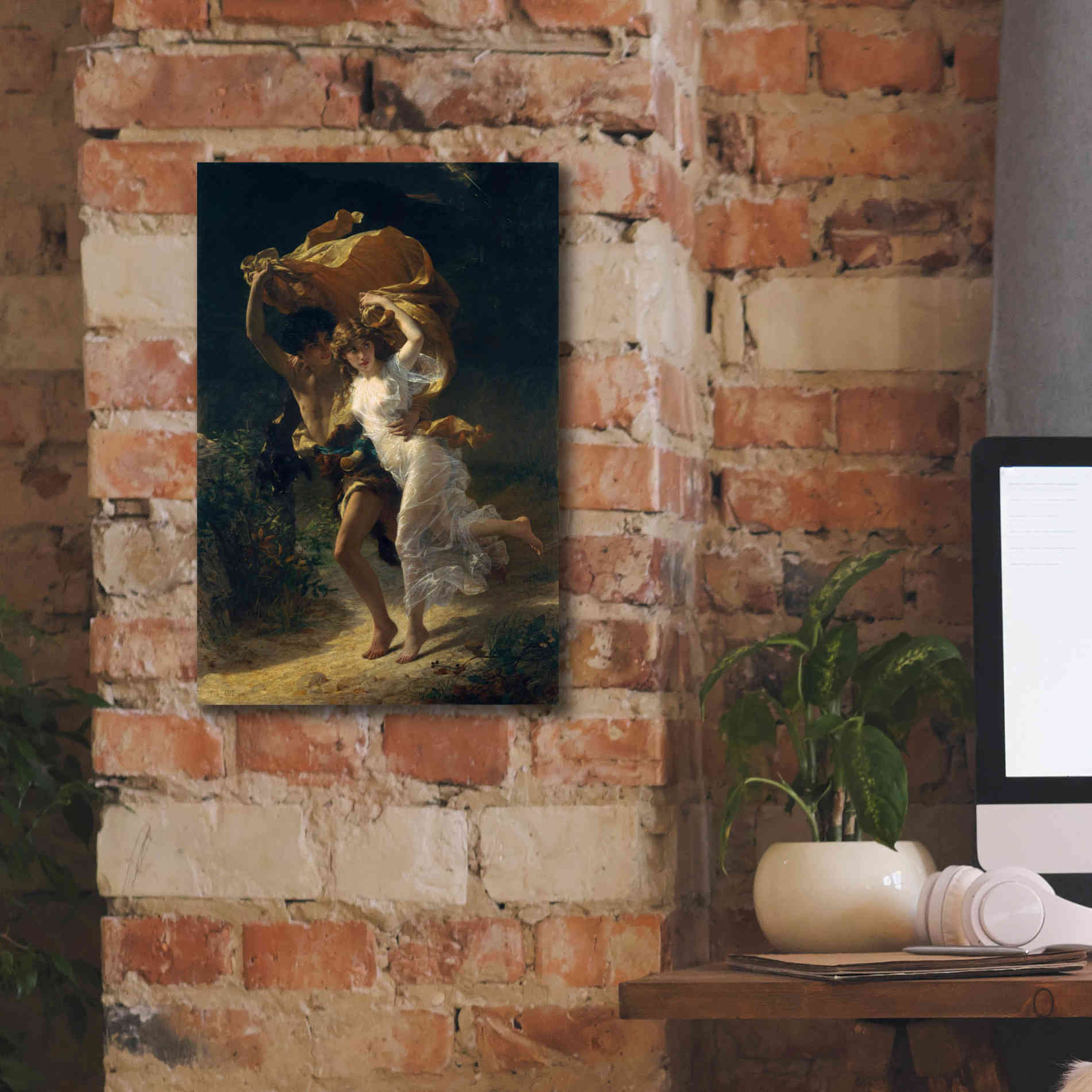 Epic Art 'The Storm' by Pierre Auguste Cot, Canvas Wall Art,12 x 18