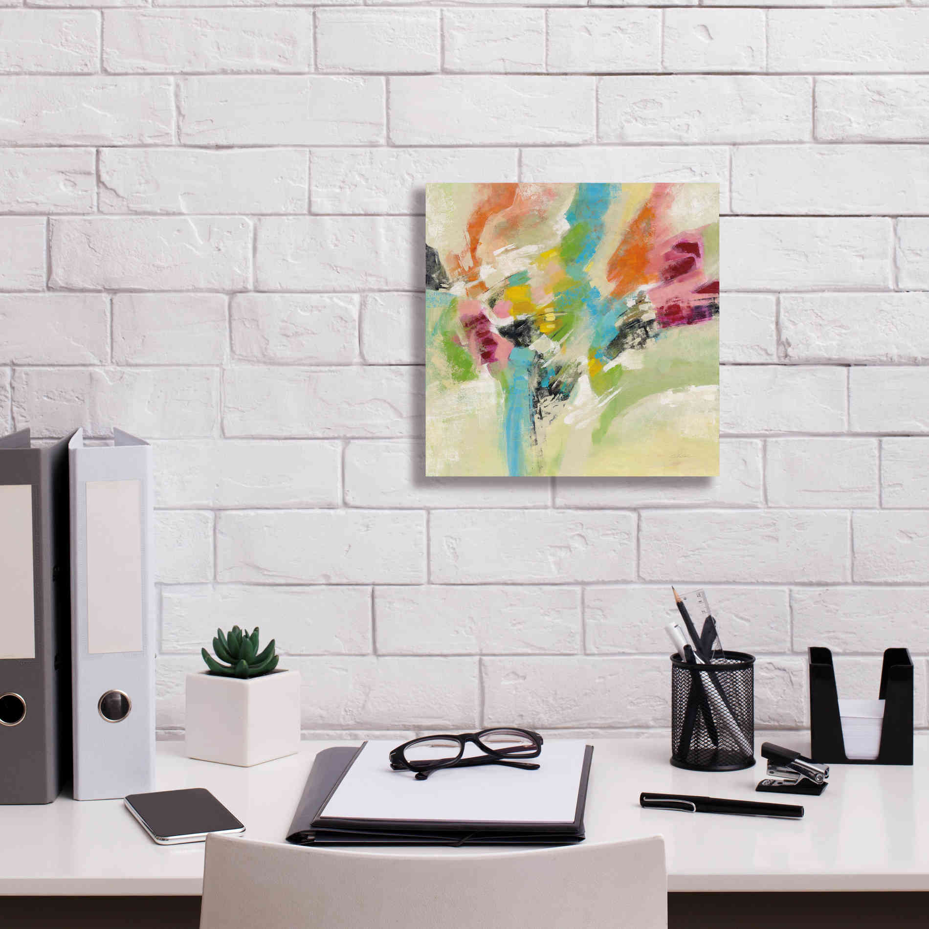 Epic Art 'Summer Lunapark' by Silvia Vassileva, Canvas Wall Art,12 x 12