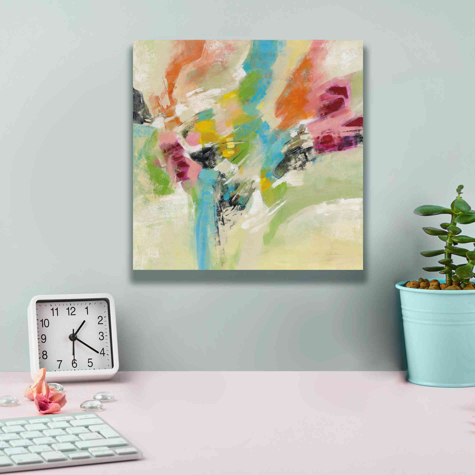 Epic Art 'Summer Lunapark' by Silvia Vassileva, Canvas Wall Art,12 x 12