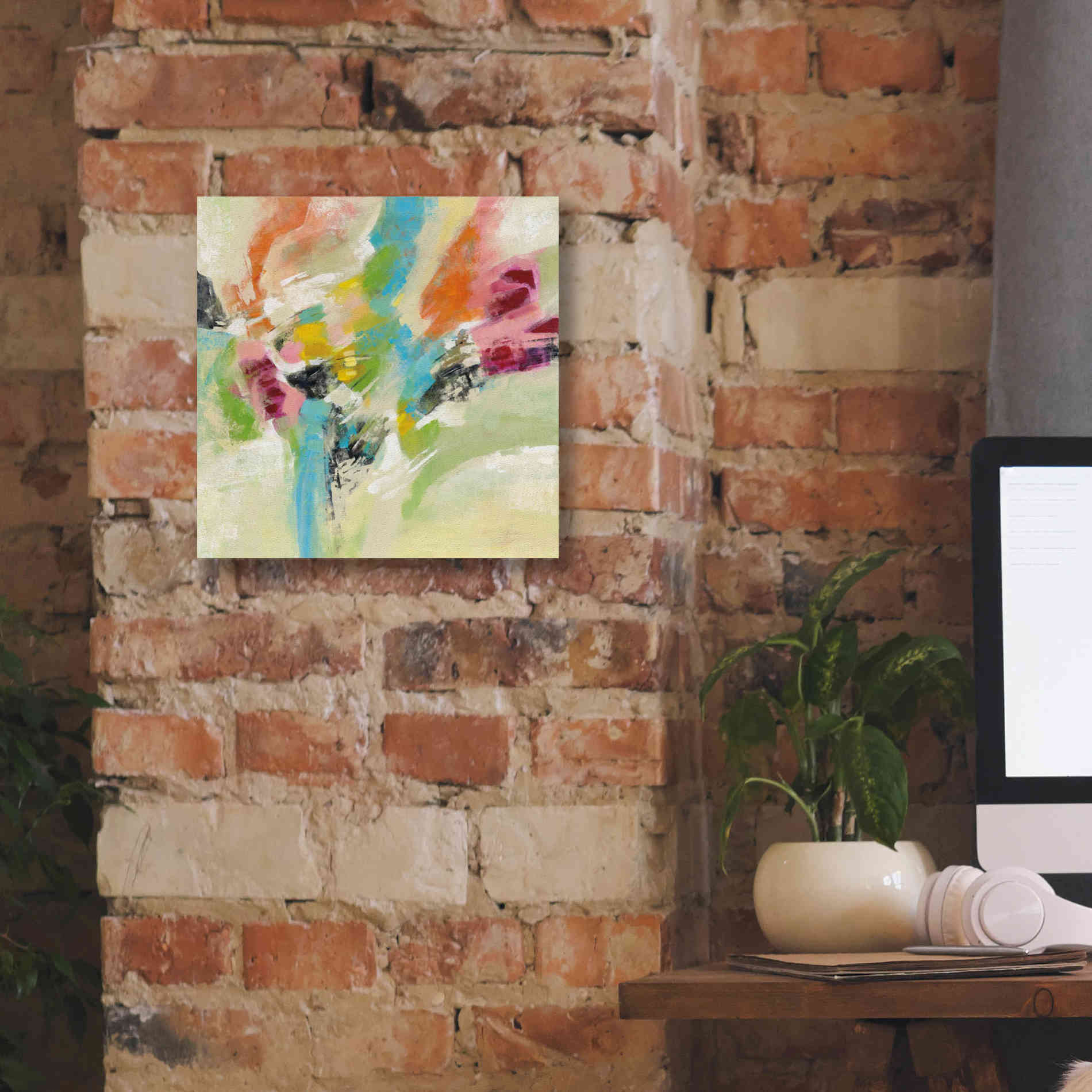 Epic Art 'Summer Lunapark' by Silvia Vassileva, Canvas Wall Art,12 x 12