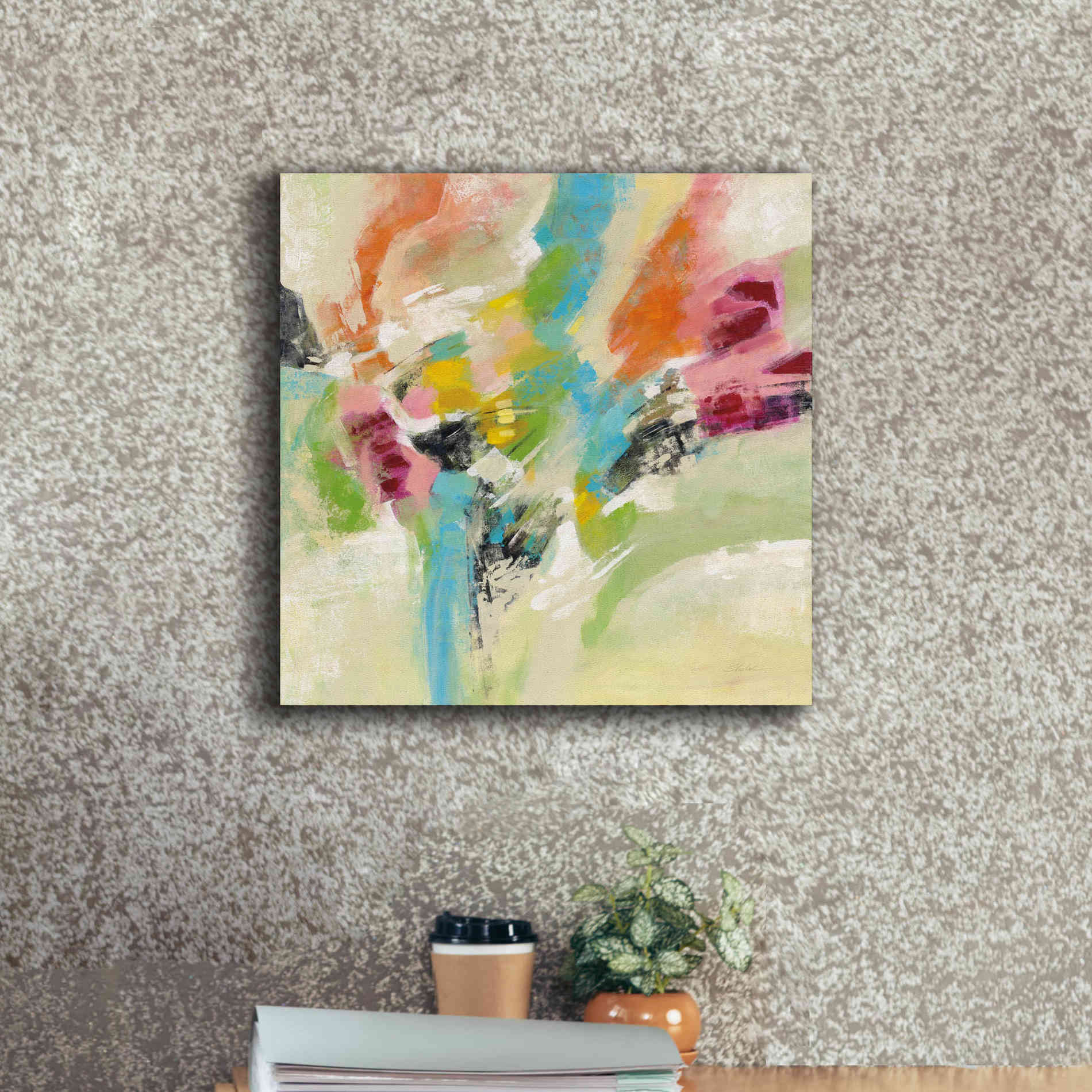 Epic Art 'Summer Lunapark' by Silvia Vassileva, Canvas Wall Art,18 x 18