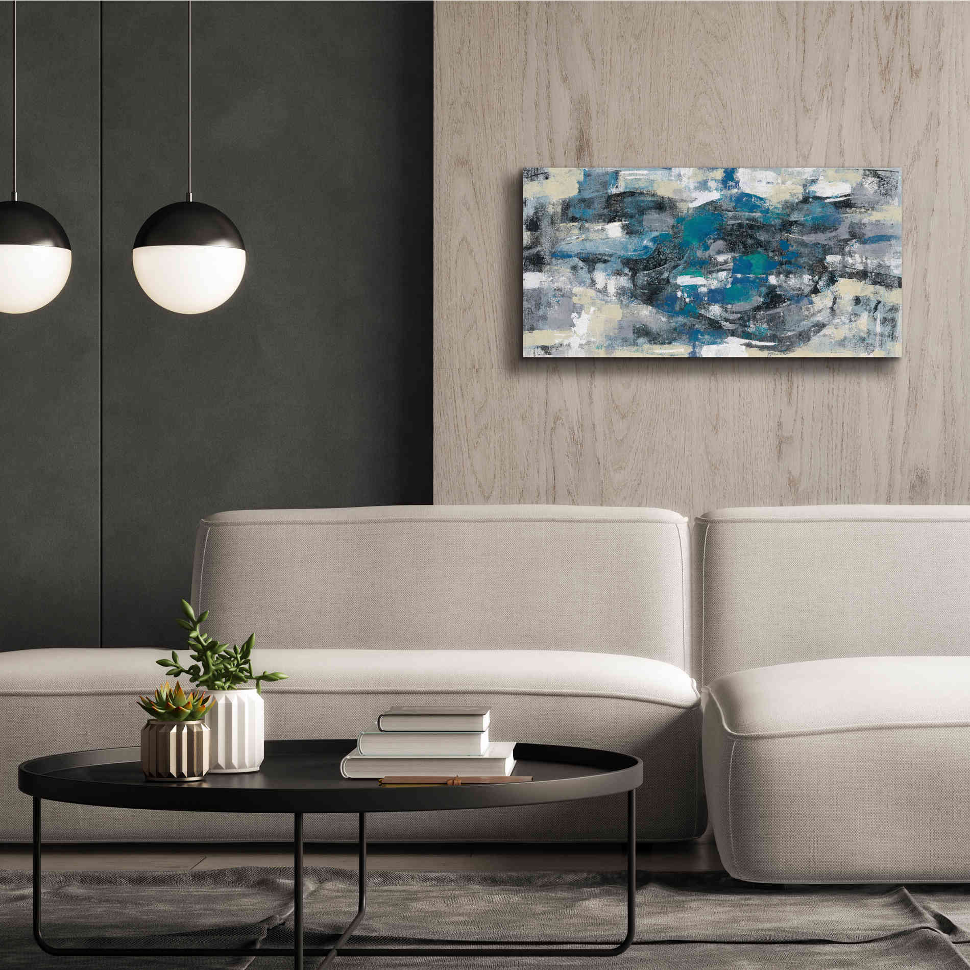 Epic Art 'Moonlight Splash' by Silvia Vassileva, Canvas Wall Art,40 x 20