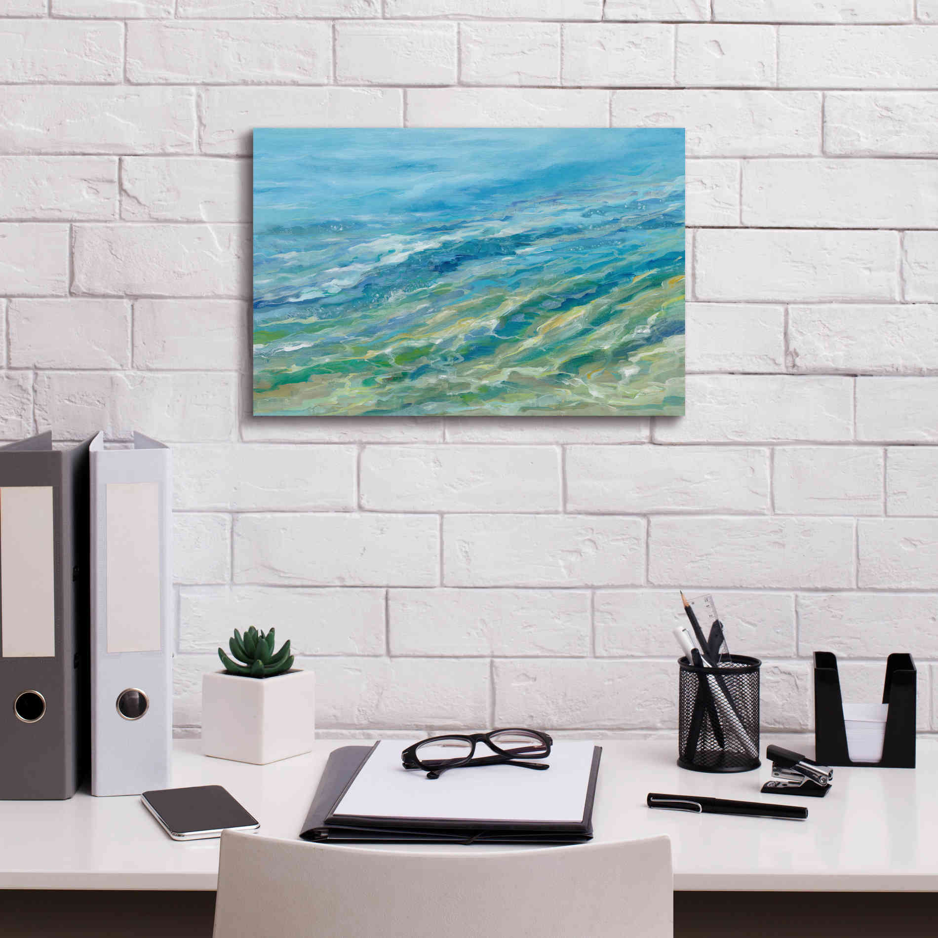 Epic Art 'Seabed' by Silvia Vassileva, Canvas Wall Art,18 x 12