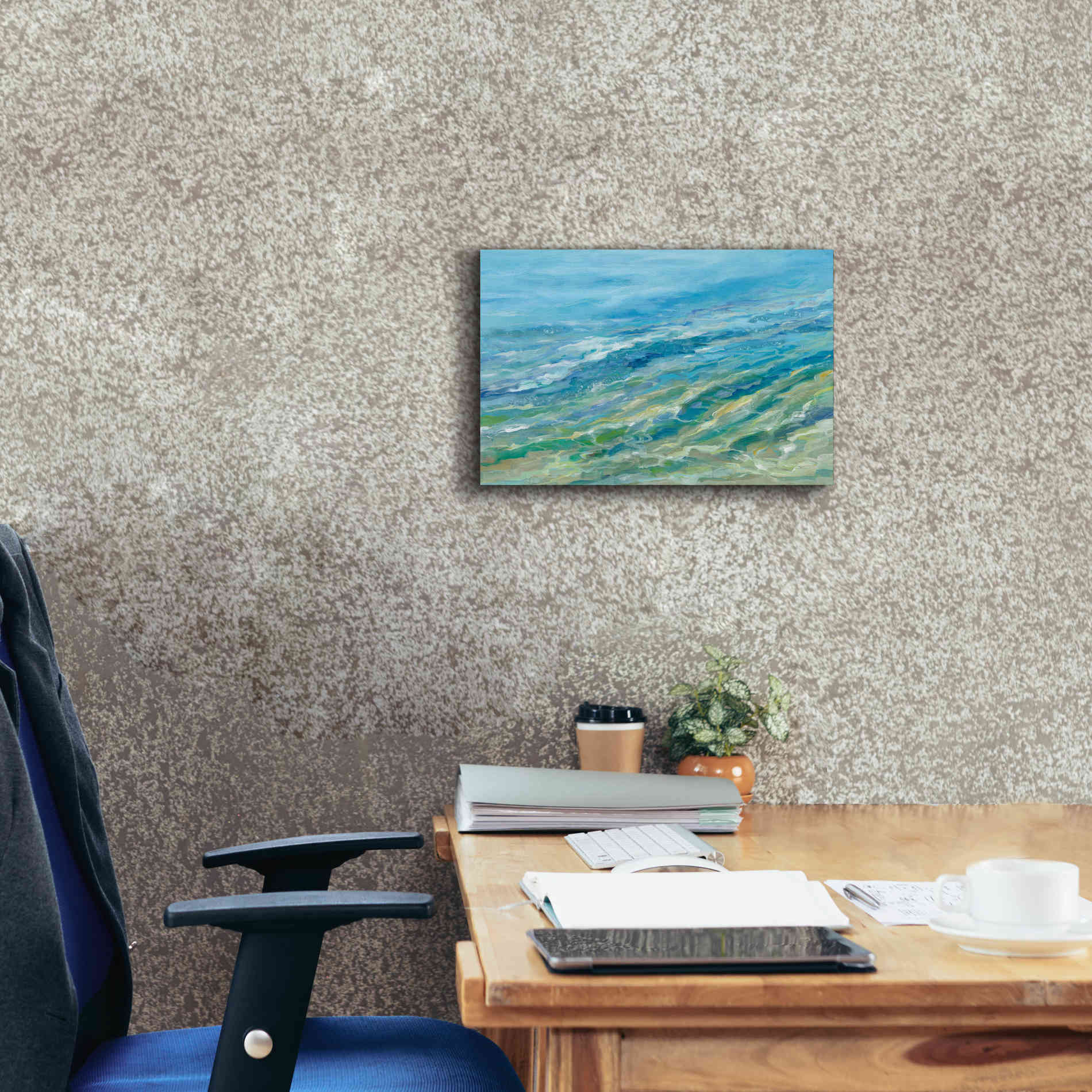 Epic Art 'Seabed' by Silvia Vassileva, Canvas Wall Art,18 x 12