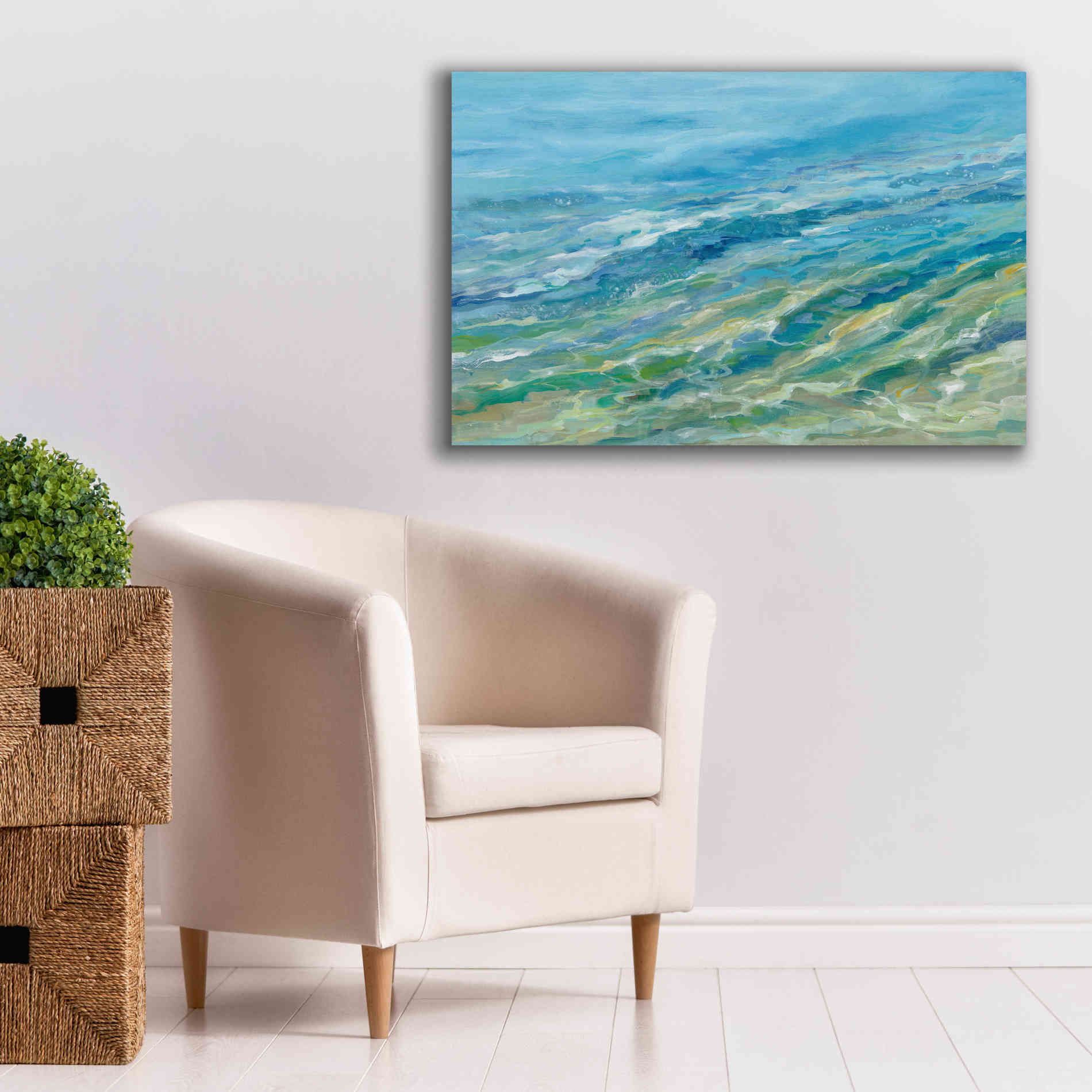 Epic Art 'Seabed' by Silvia Vassileva, Canvas Wall Art,40 x 26
