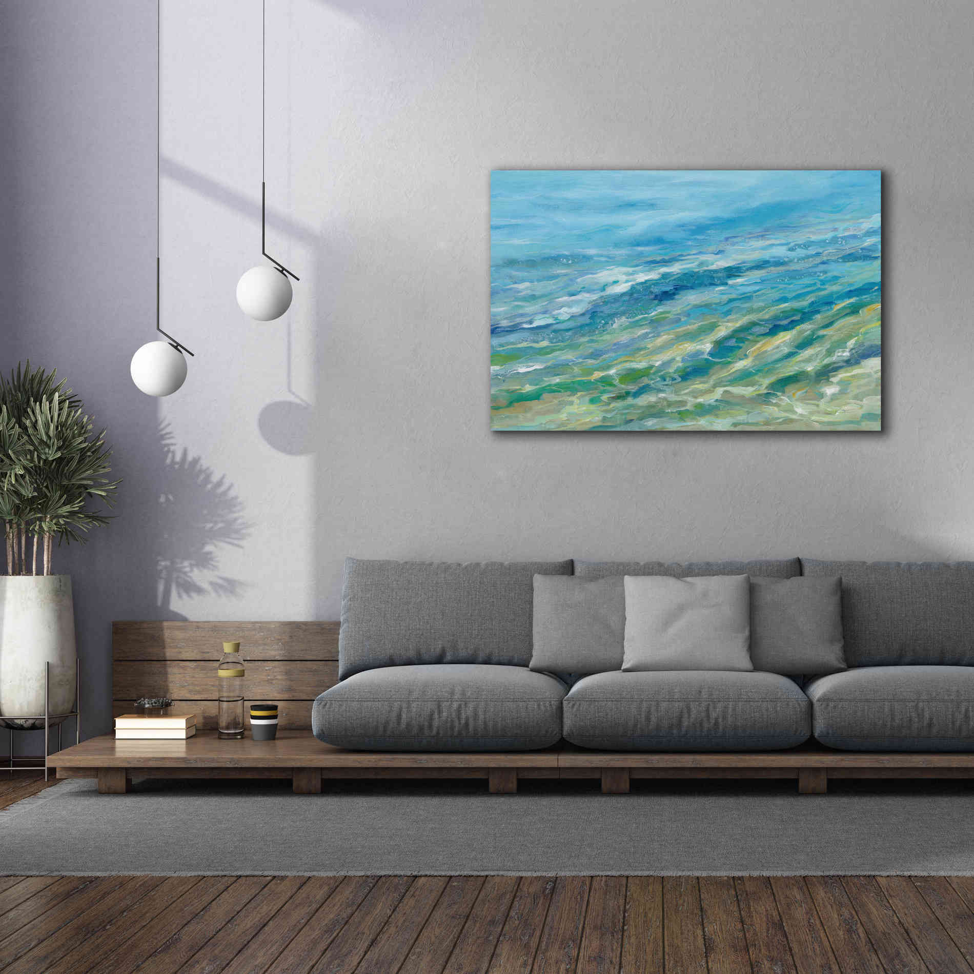 Epic Art 'Seabed' by Silvia Vassileva, Canvas Wall Art,60 x 40