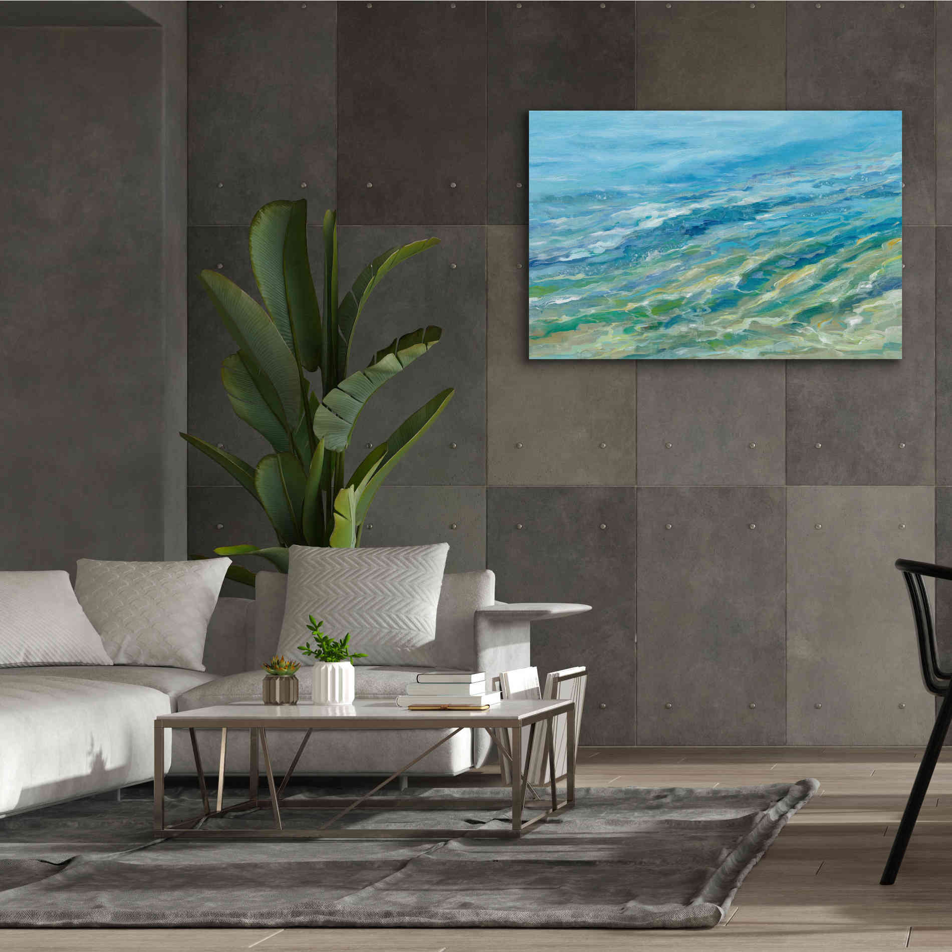 Epic Art 'Seabed' by Silvia Vassileva, Canvas Wall Art,60 x 40