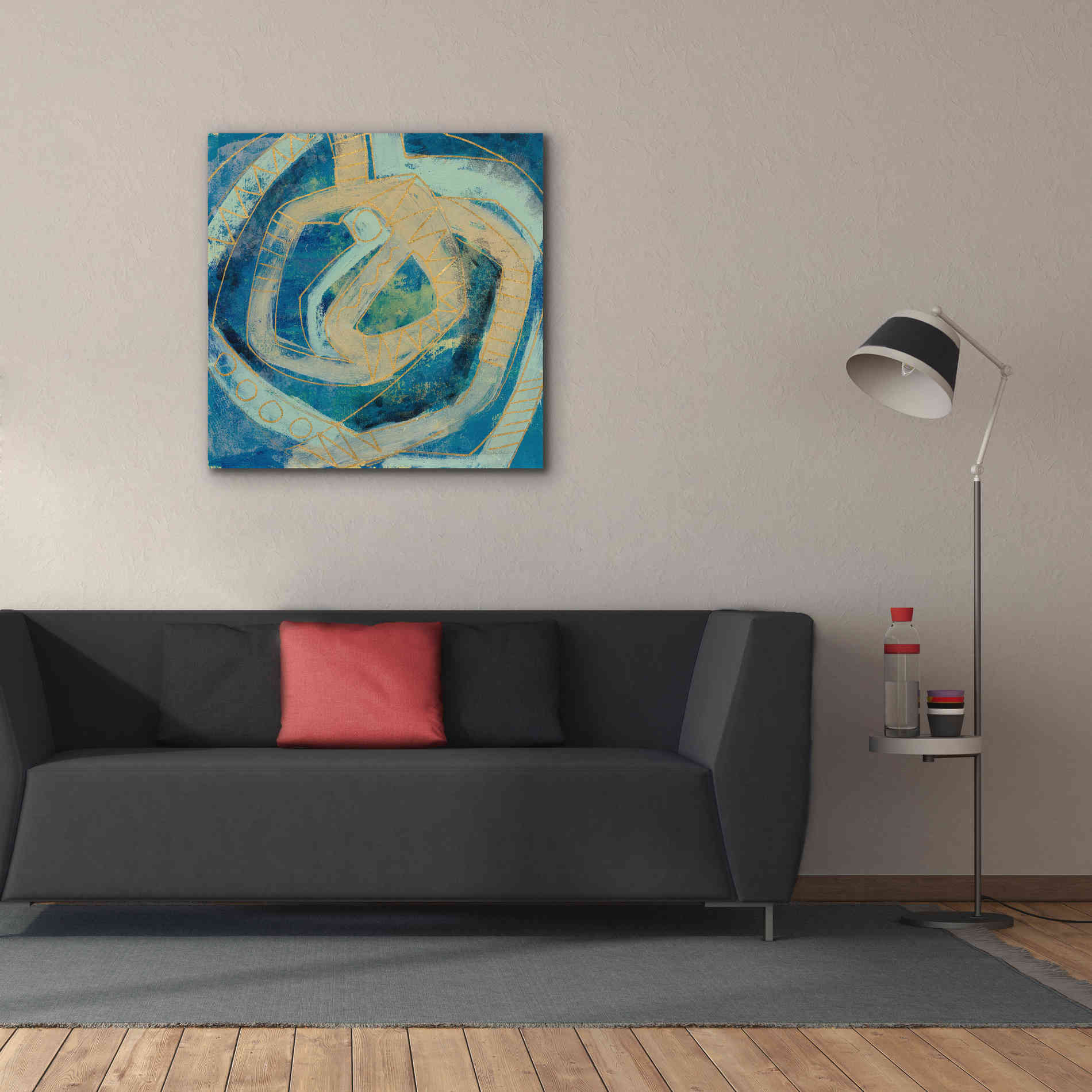 Epic Art 'Mid Modern Tile I' by Silvia Vassileva, Canvas Wall Art,37 x 37
