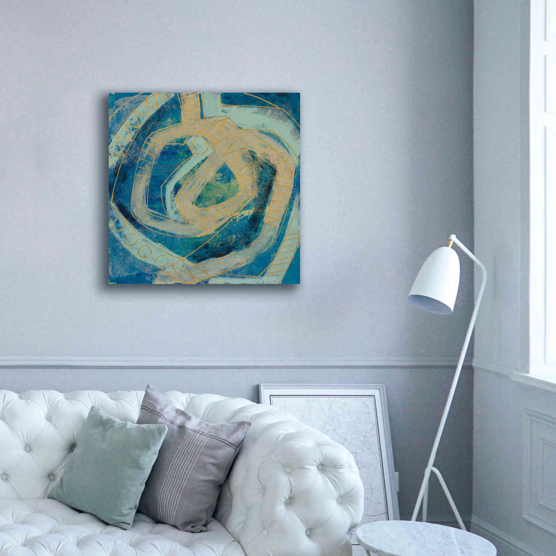 Epic Art 'Mid Modern Tile I' by Silvia Vassileva, Canvas Wall Art,37 x 37