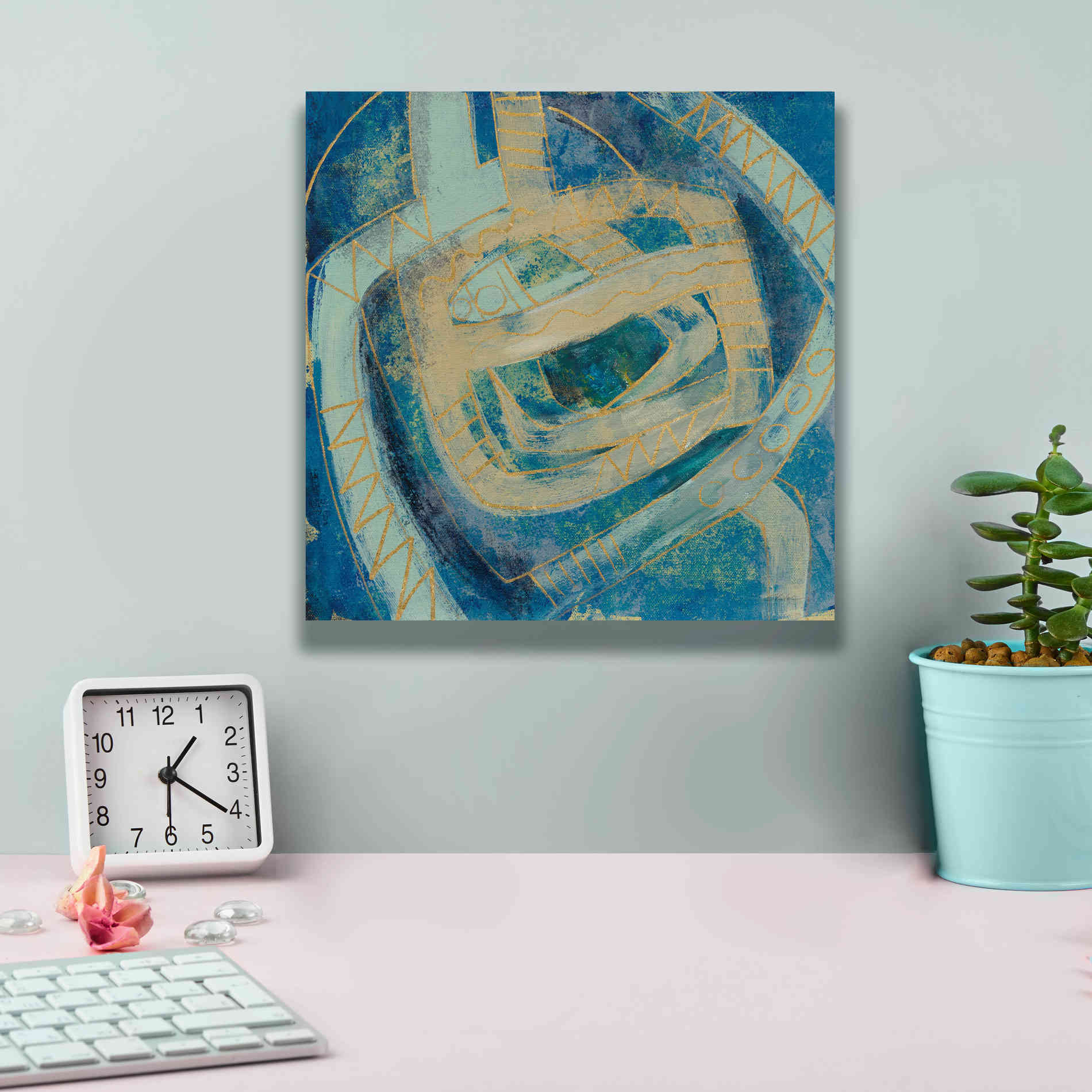 Epic Art 'Mid Modern Tile II' by Silvia Vassileva, Canvas Wall Art,12 x 12