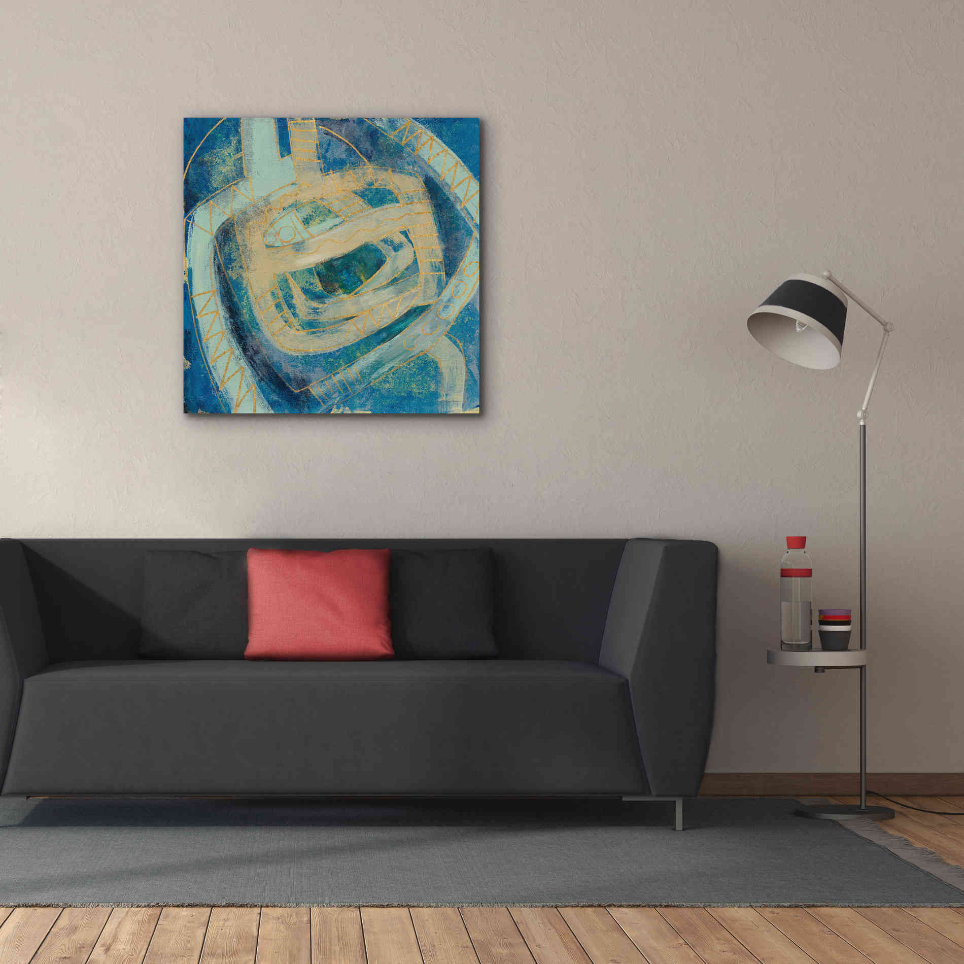 Epic Art 'Mid Modern Tile II' by Silvia Vassileva, Canvas Wall Art,37 x 37