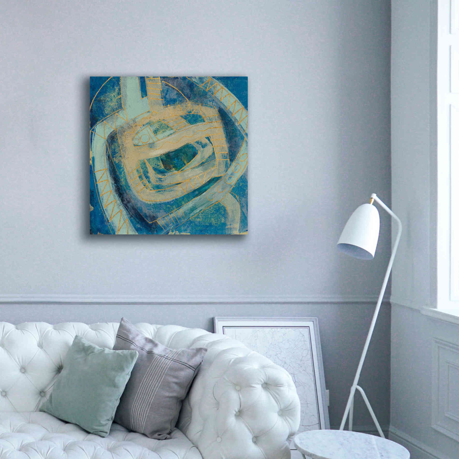 Epic Art 'Mid Modern Tile II' by Silvia Vassileva, Canvas Wall Art,37 x 37