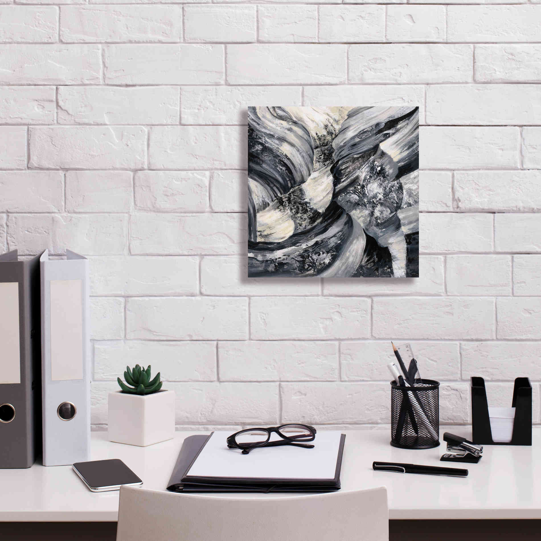 Epic Art 'Graphic Canyon I' by Silvia Vassileva, Canvas Wall Art,12 x 12