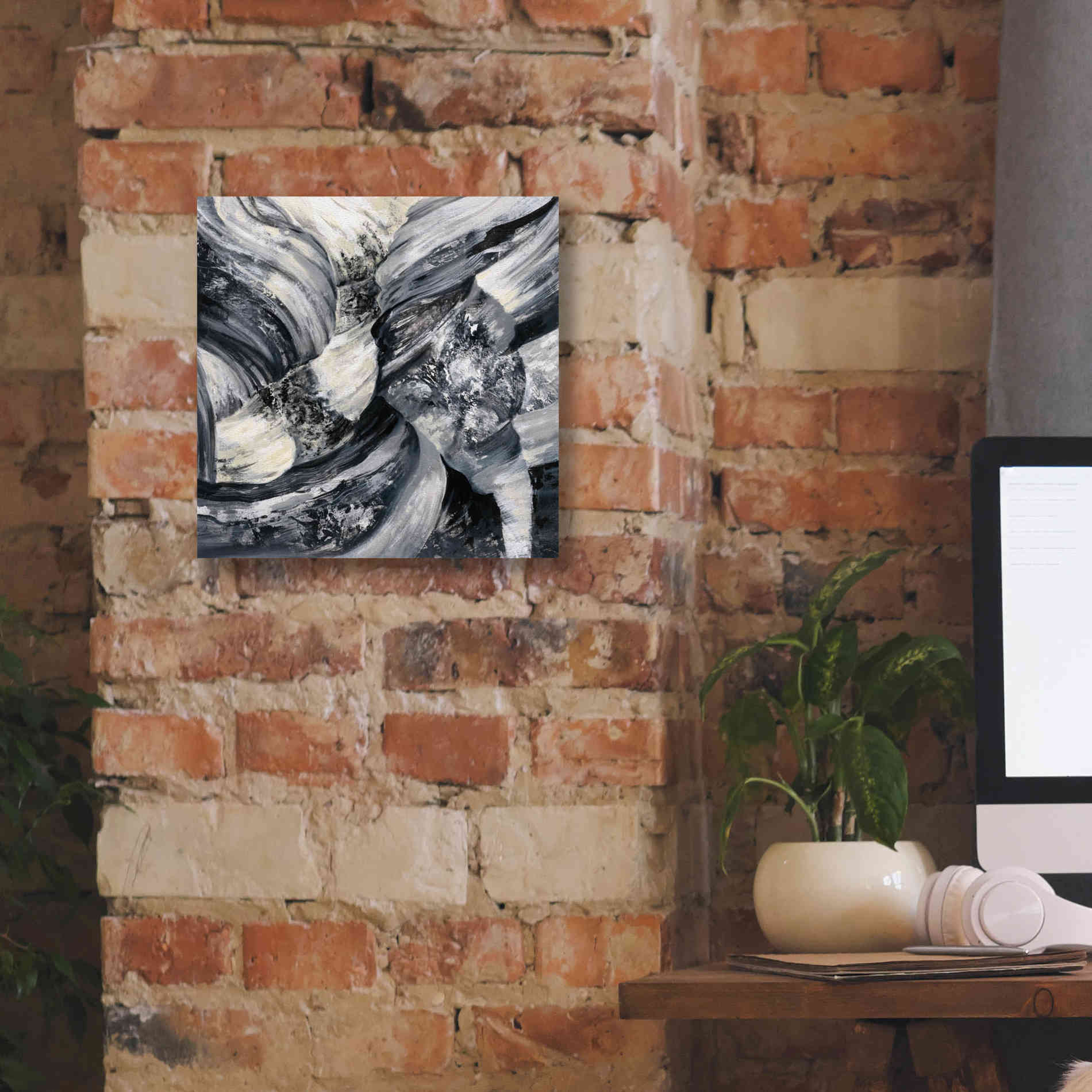 Epic Art 'Graphic Canyon I' by Silvia Vassileva, Canvas Wall Art,12 x 12