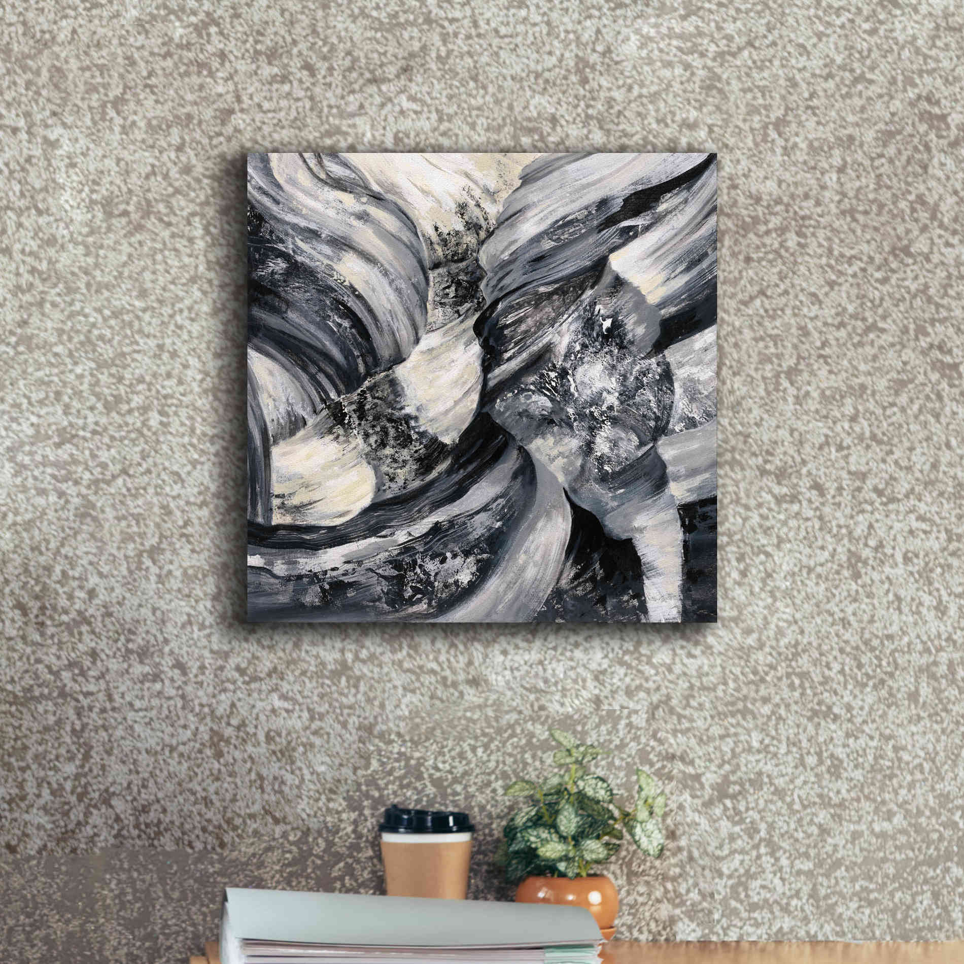 Epic Art 'Graphic Canyon I' by Silvia Vassileva, Canvas Wall Art,18 x 18