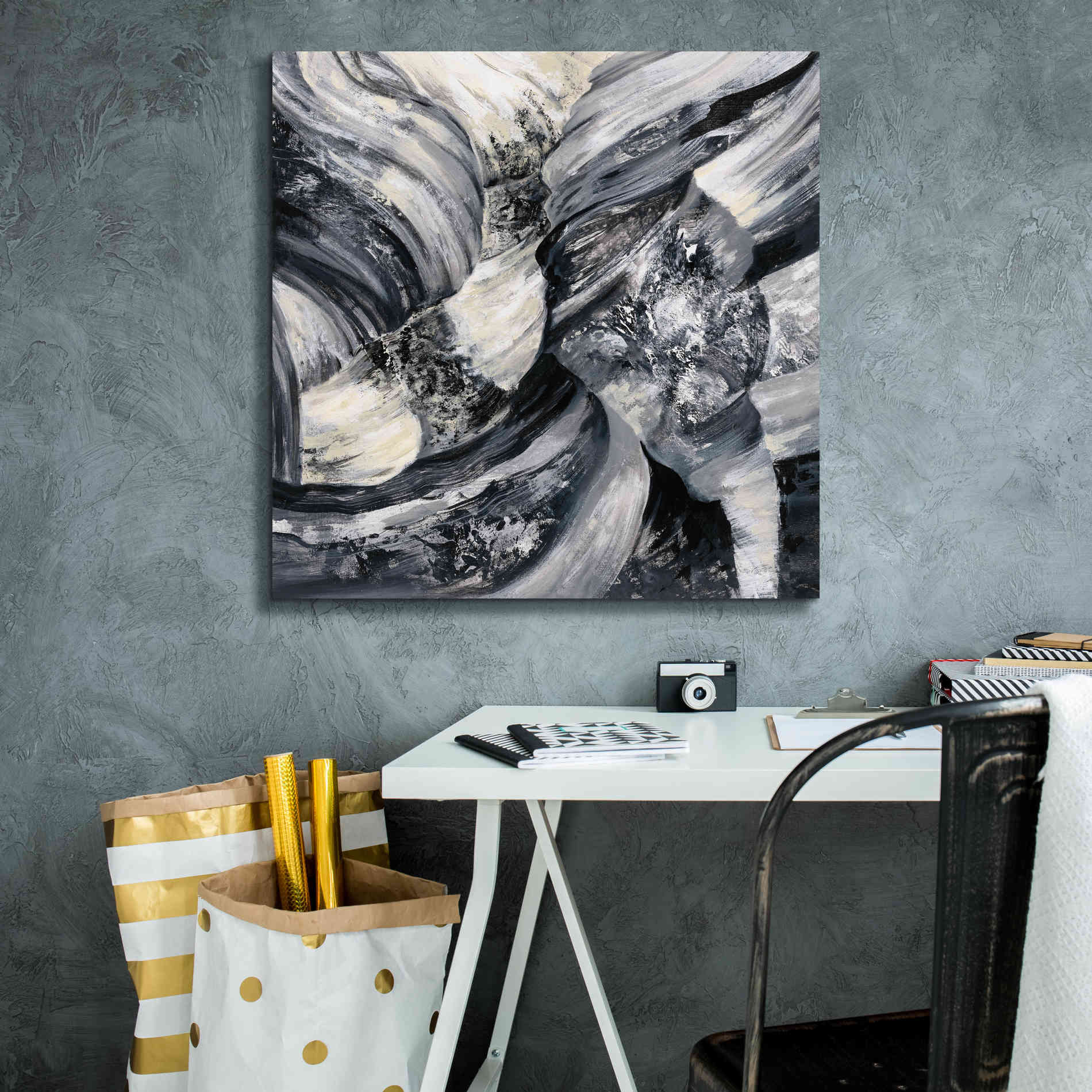 Epic Art 'Graphic Canyon I' by Silvia Vassileva, Canvas Wall Art,26 x 26