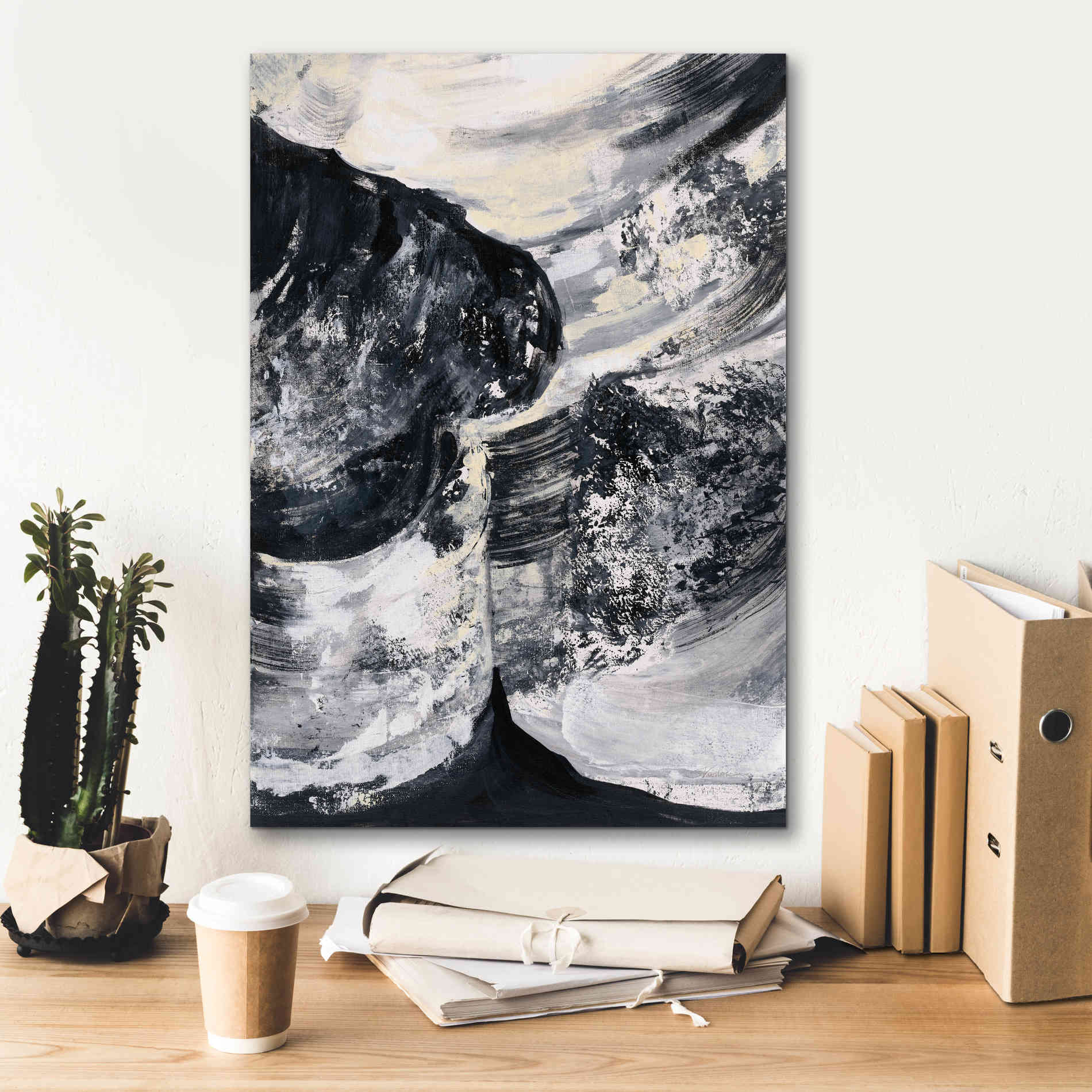 Epic Art 'Graphic Canyon II' by Silvia Vassileva, Canvas Wall Art,18 x 26