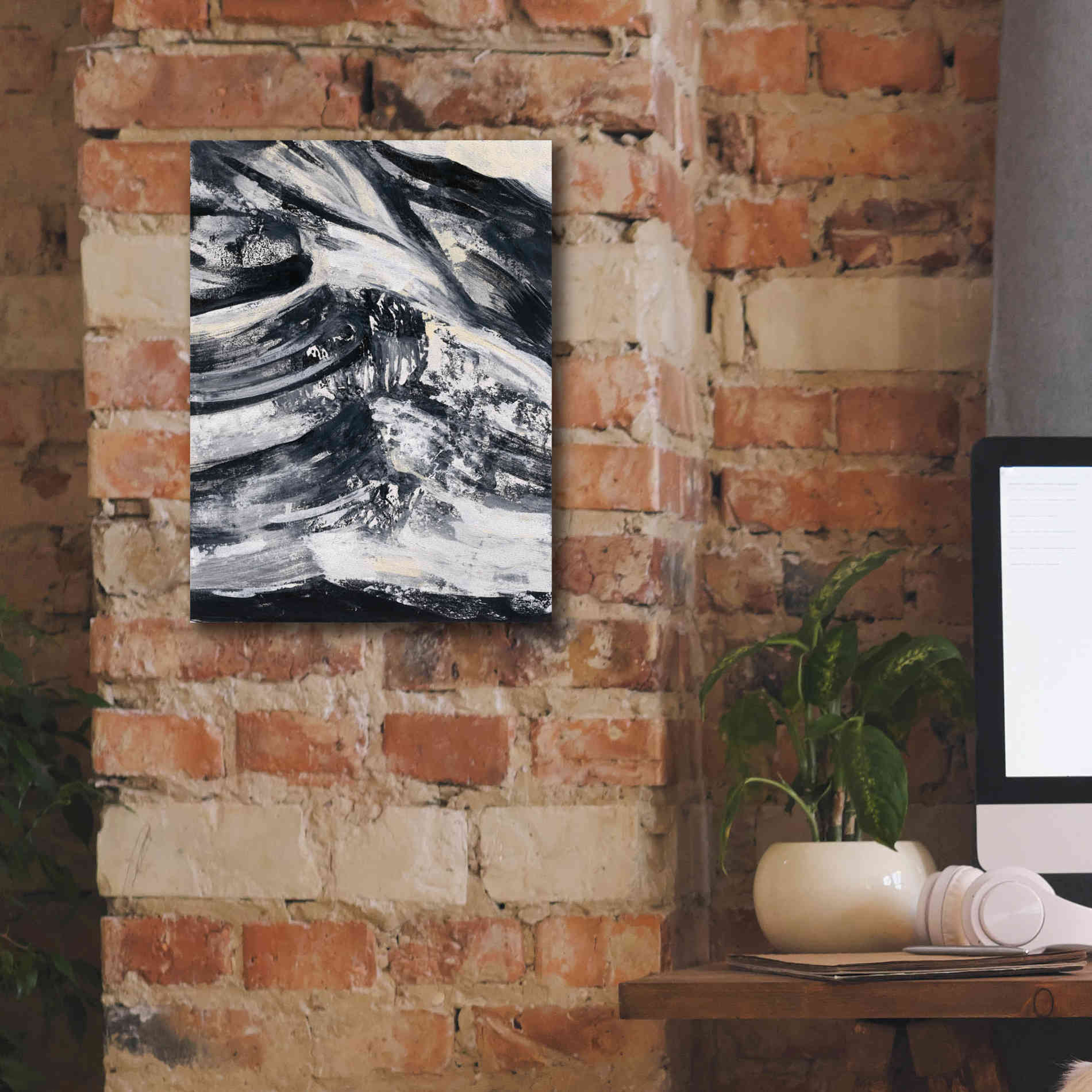 Epic Art 'Graphic Canyon III' by Silvia Vassileva, Canvas Wall Art,12 x 16