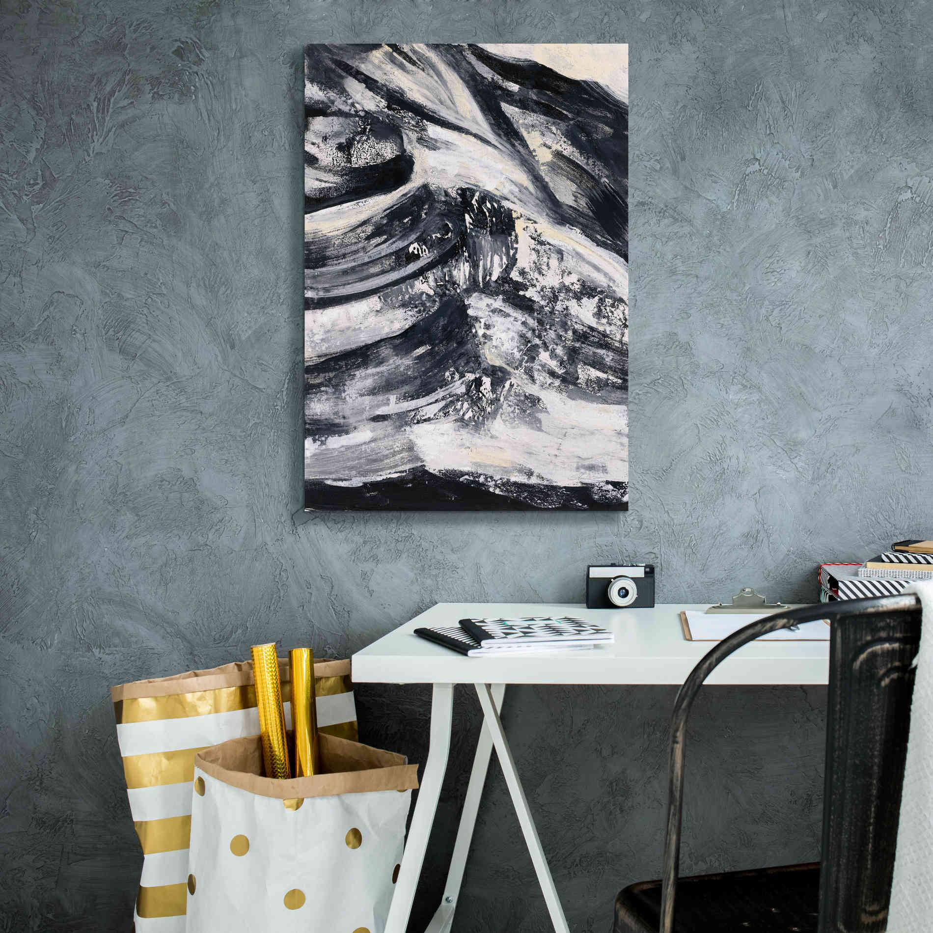Epic Art 'Graphic Canyon III' by Silvia Vassileva, Canvas Wall Art,18 x 26