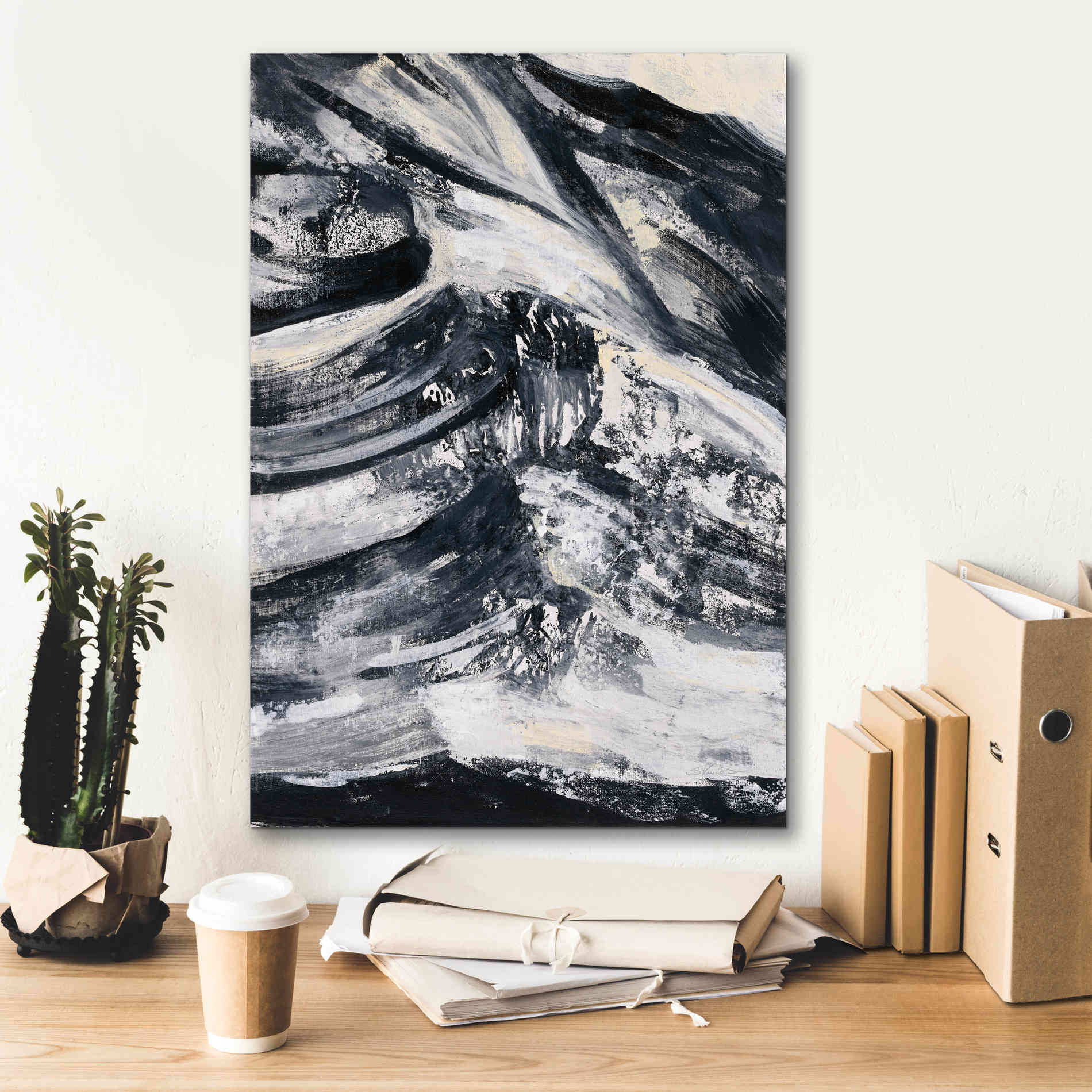 Epic Art 'Graphic Canyon III' by Silvia Vassileva, Canvas Wall Art,18 x 26