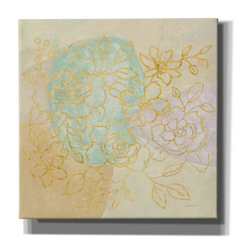 Image of Epic Art 'Mid Mod Sophisticated Floral I' by Silvia Vassileva, Canvas Wall Art,12x12x1.1x0,18x18x1.1x0,26x26x1.74x0,37x37x1.74x0