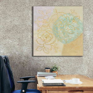 Epic Art 'Mid Mod Sophisticated Floral II' by Silvia Vassileva, Canvas Wall Art,37 x 37
