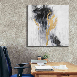 Epic Art 'Golden Rain II' by Silvia Vassileva, Canvas Wall Art,37 x 37
