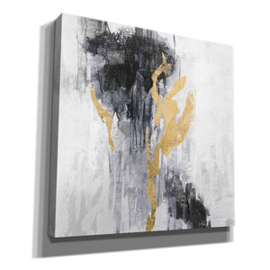 Epic Art 'Golden Rain II' by Silvia Vassileva, Canvas Wall Art,12x12x1.1x0,18x18x1.1x0,26x26x1.74x0,37x37x1.74x0