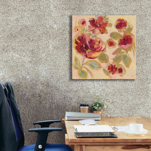 Epic Art 'Gilded Loose Floral I' by Silvia Vassileva, Canvas Wall Art,26 x 26