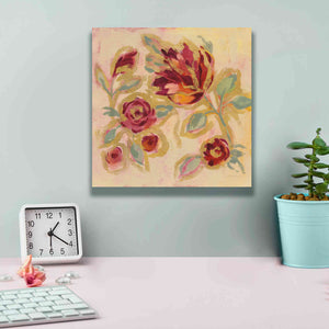 Epic Art 'Gilded Loose Floral II' by Silvia Vassileva, Canvas Wall Art,12 x 12