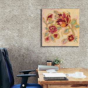 Epic Art 'Gilded Loose Floral II' by Silvia Vassileva, Canvas Wall Art,26 x 26