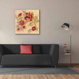 Epic Art 'Gilded Loose Floral II' by Silvia Vassileva, Canvas Wall Art,37 x 37