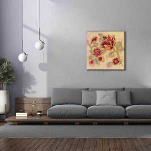 Epic Art 'Gilded Loose Floral II' by Silvia Vassileva, Canvas Wall Art,37 x 37