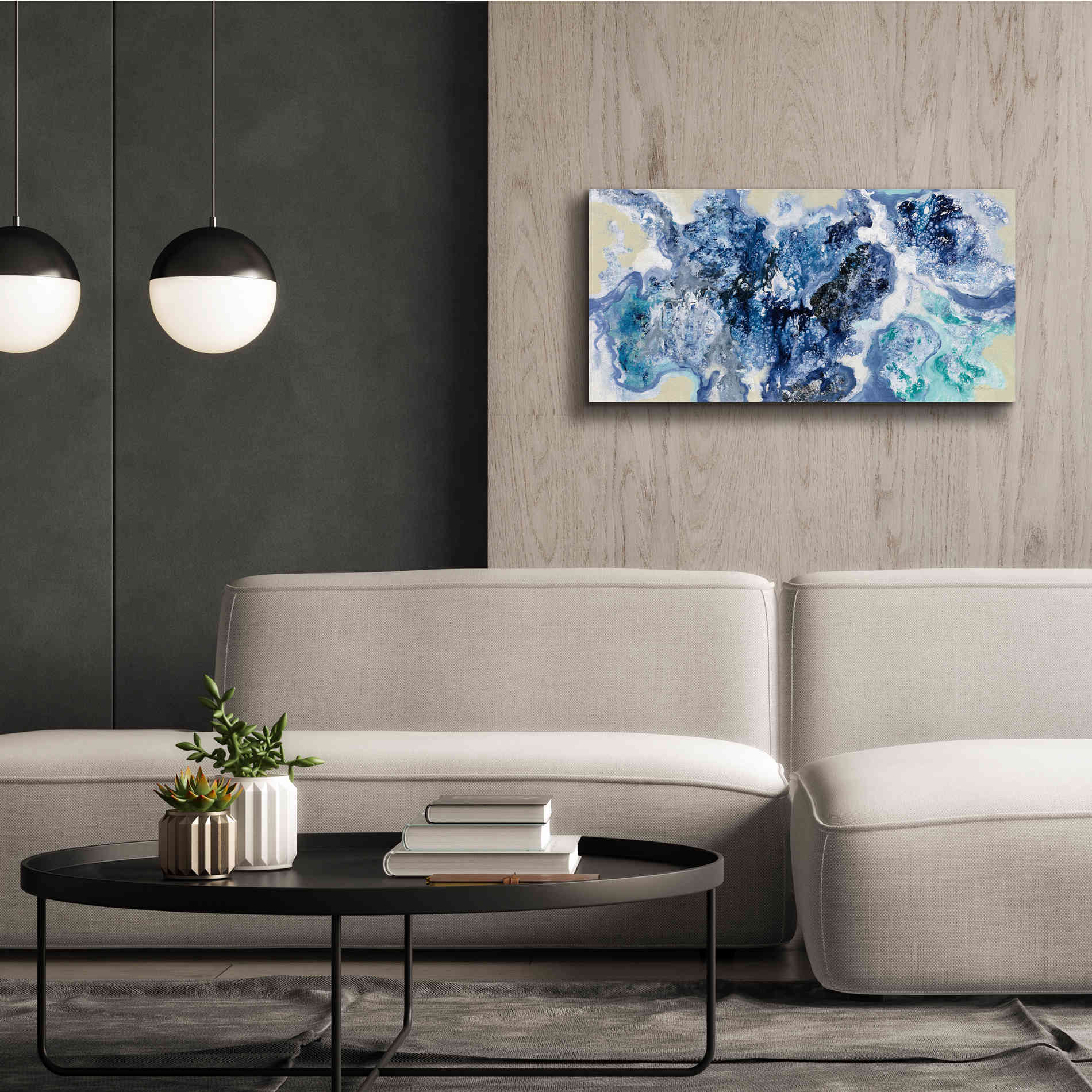 Epic Art 'Low Tide Reflections' by Silvia Vassileva, Canvas Wall Art,40 x 20