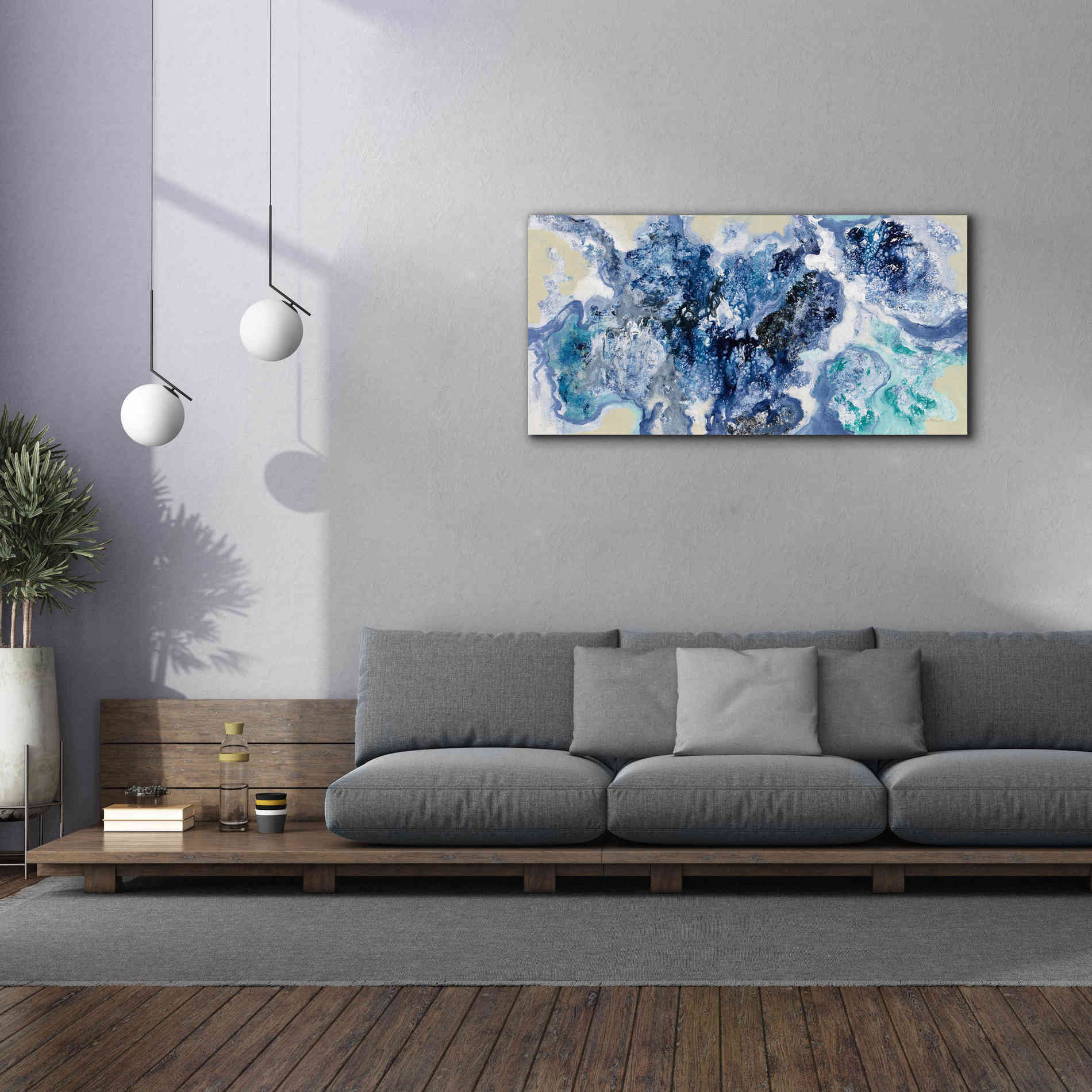 Epic Art 'Low Tide Reflections' by Silvia Vassileva, Canvas Wall Art,60 x 30