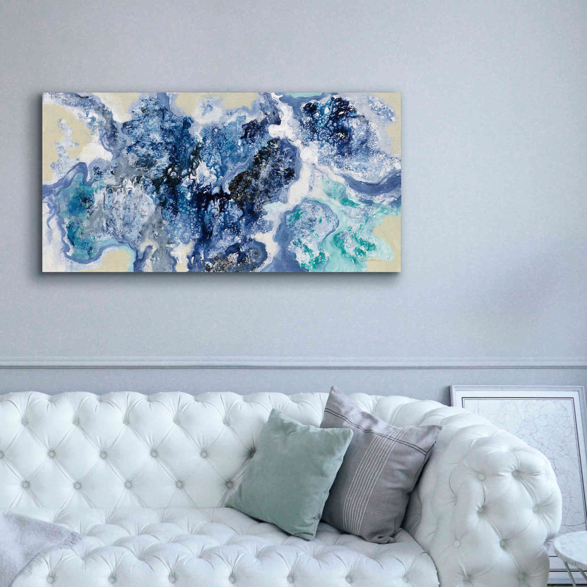 Epic Art 'Low Tide Reflections' by Silvia Vassileva, Canvas Wall Art,60 x 30