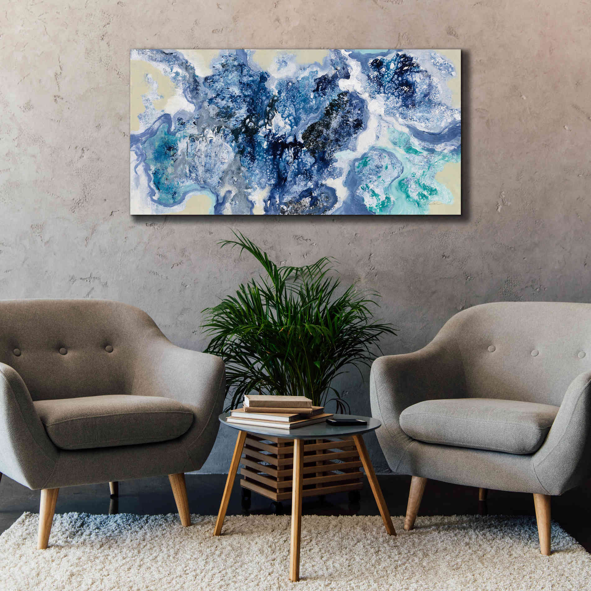 Epic Art 'Low Tide Reflections' by Silvia Vassileva, Canvas Wall Art,60 x 30