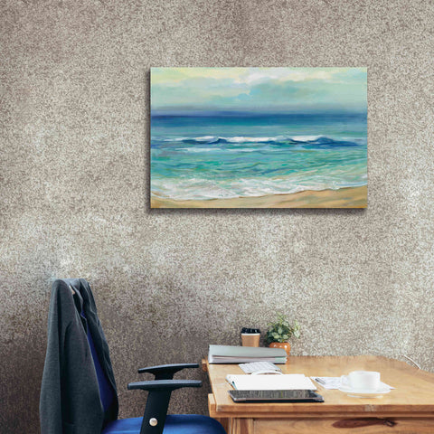 Image of Epic Art 'Seaside Sunrise' by Silvia Vassileva, Canvas Wall Art,40 x 26