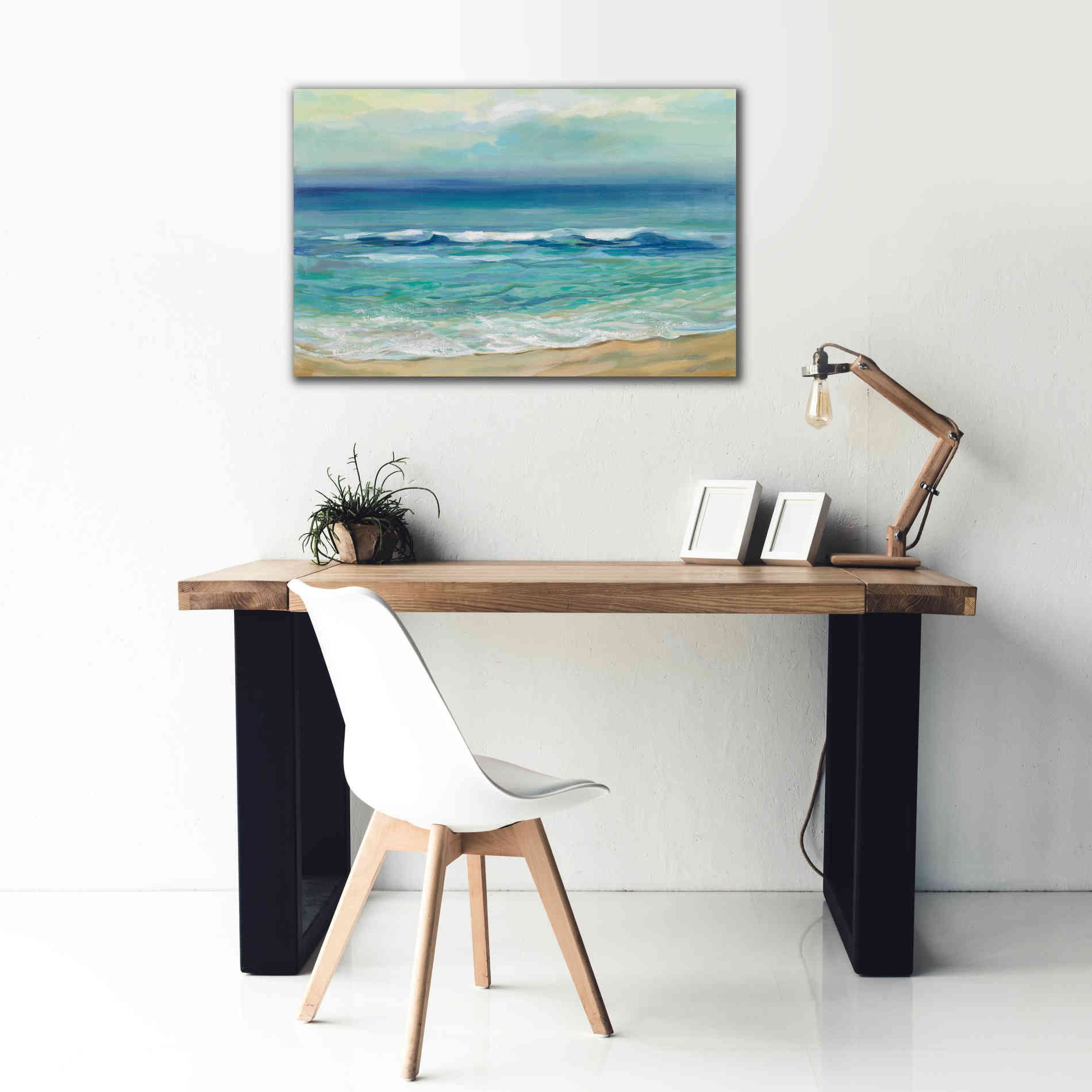 Epic Art 'Seaside Sunrise' by Silvia Vassileva, Canvas Wall Art,40 x 26
