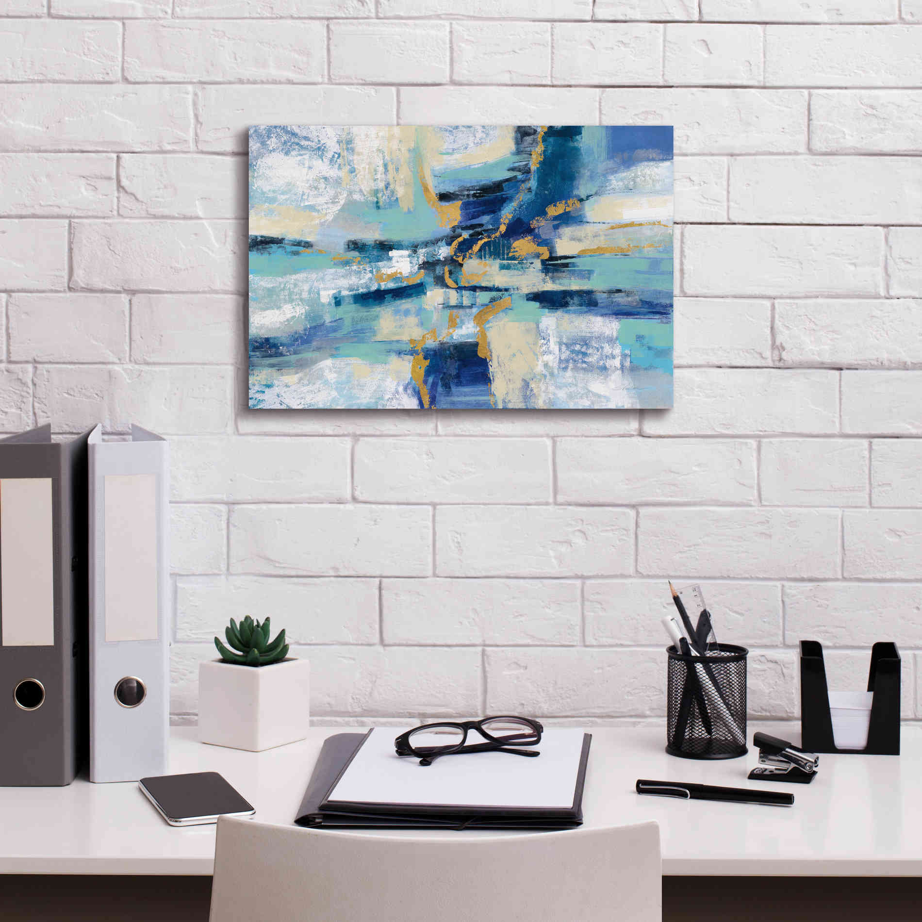 Epic Art 'Wave Breaker' by Silvia Vassileva, Canvas Wall Art,18 x 12