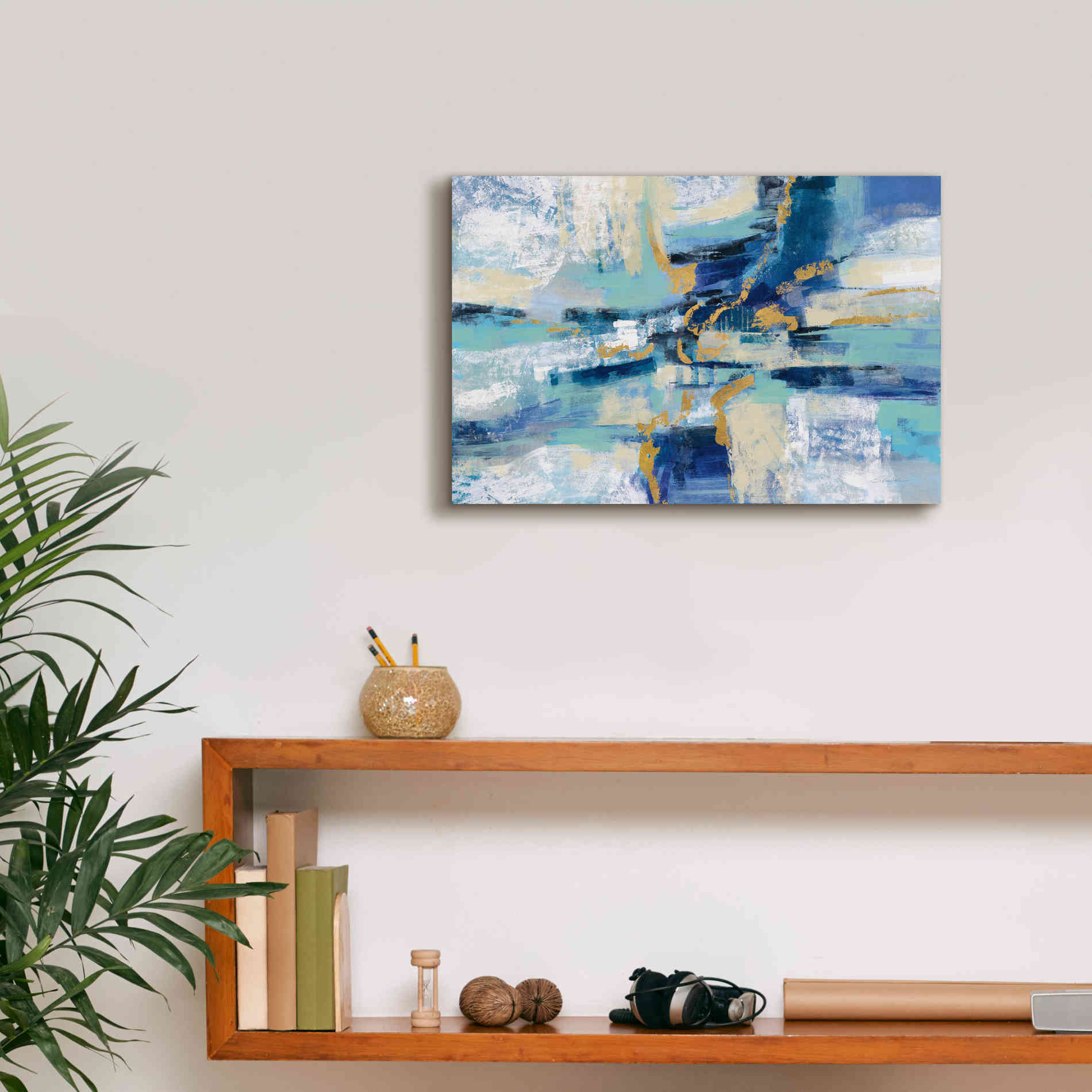 Epic Art 'Wave Breaker' by Silvia Vassileva, Canvas Wall Art,18 x 12